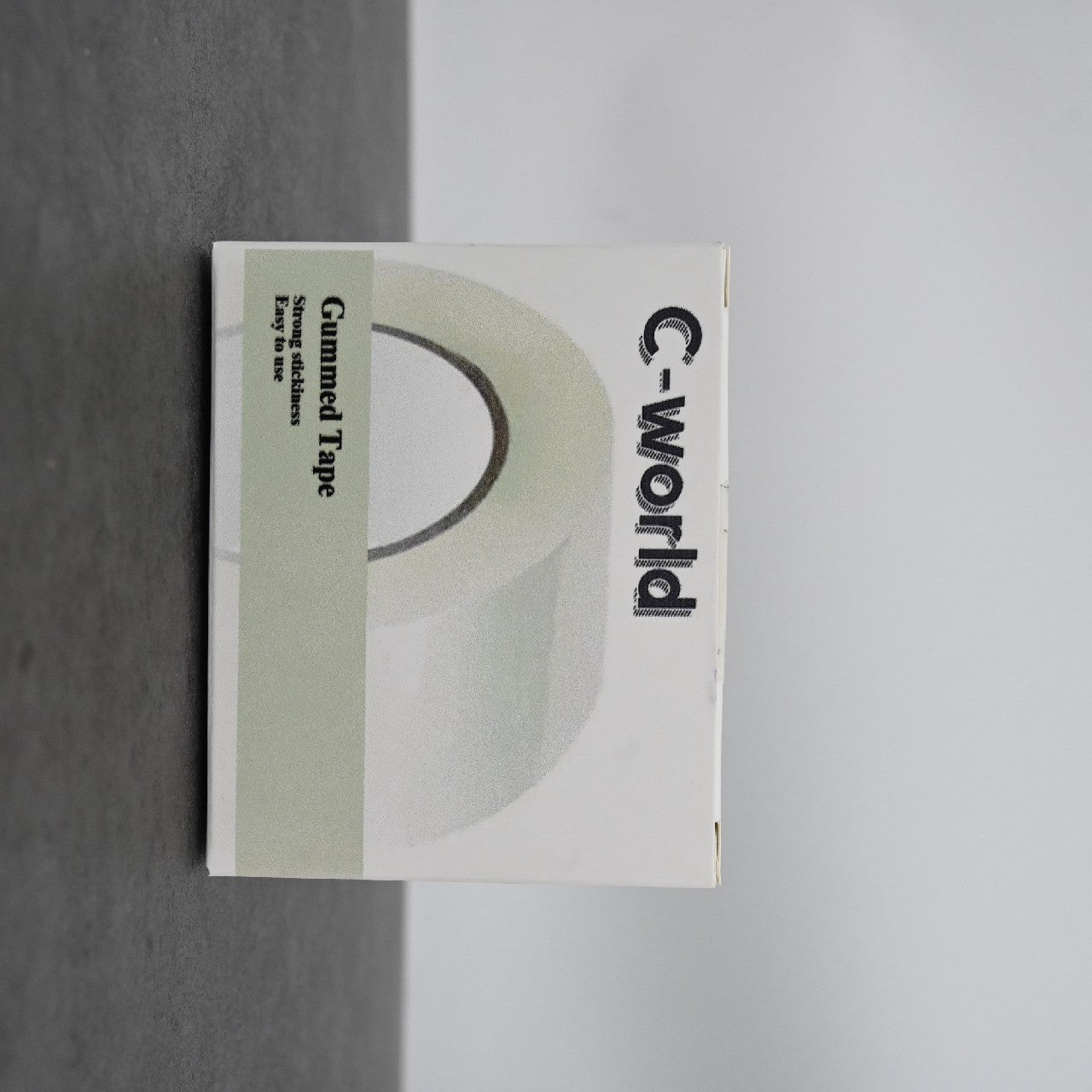 C-WORLD Strong Stickiness Adhesive Gummed Tape for Stationery and Household Use