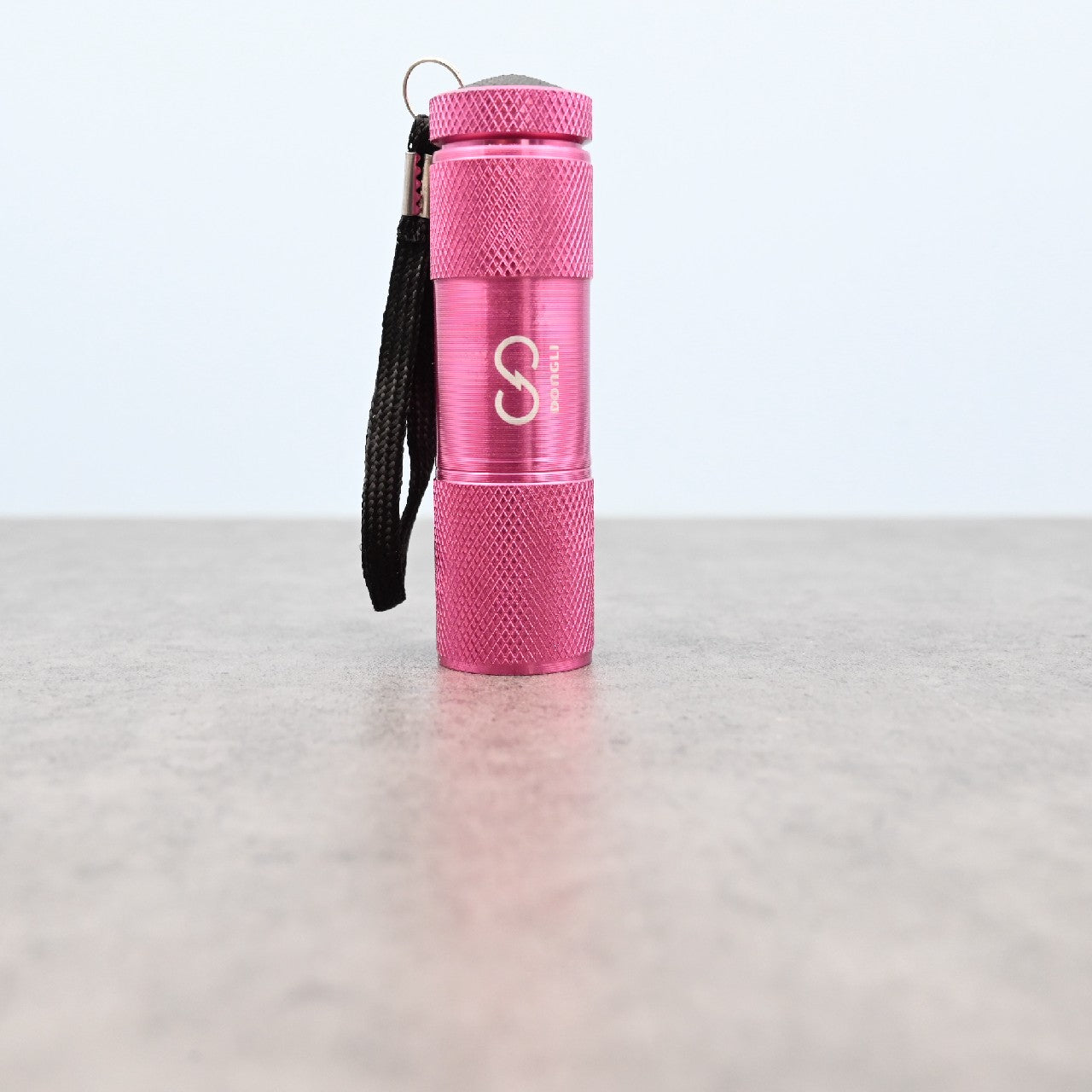 DONGLI Mini Portable Aluminum Alloy LED Flashlights for Camping Emergency Everyday Use In Pink