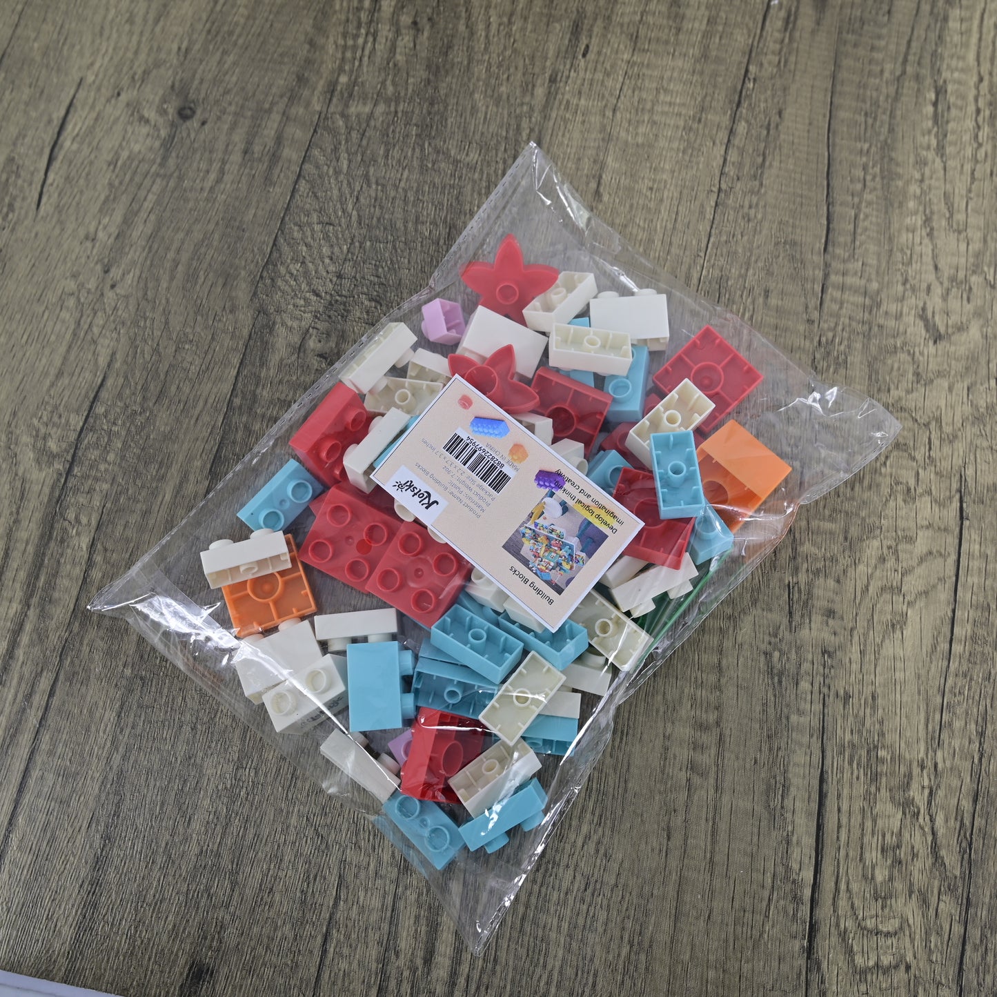 Klotski Building Block Toys, Educational Toys, 30 Pieces, Multi-color, Building Block Construction Toys