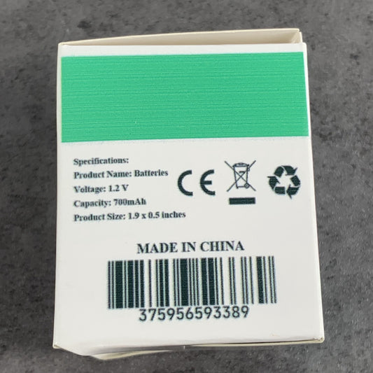 LGECOLFP Solar Batteries AA 700mAh 1.2V Rechargeable Batteries