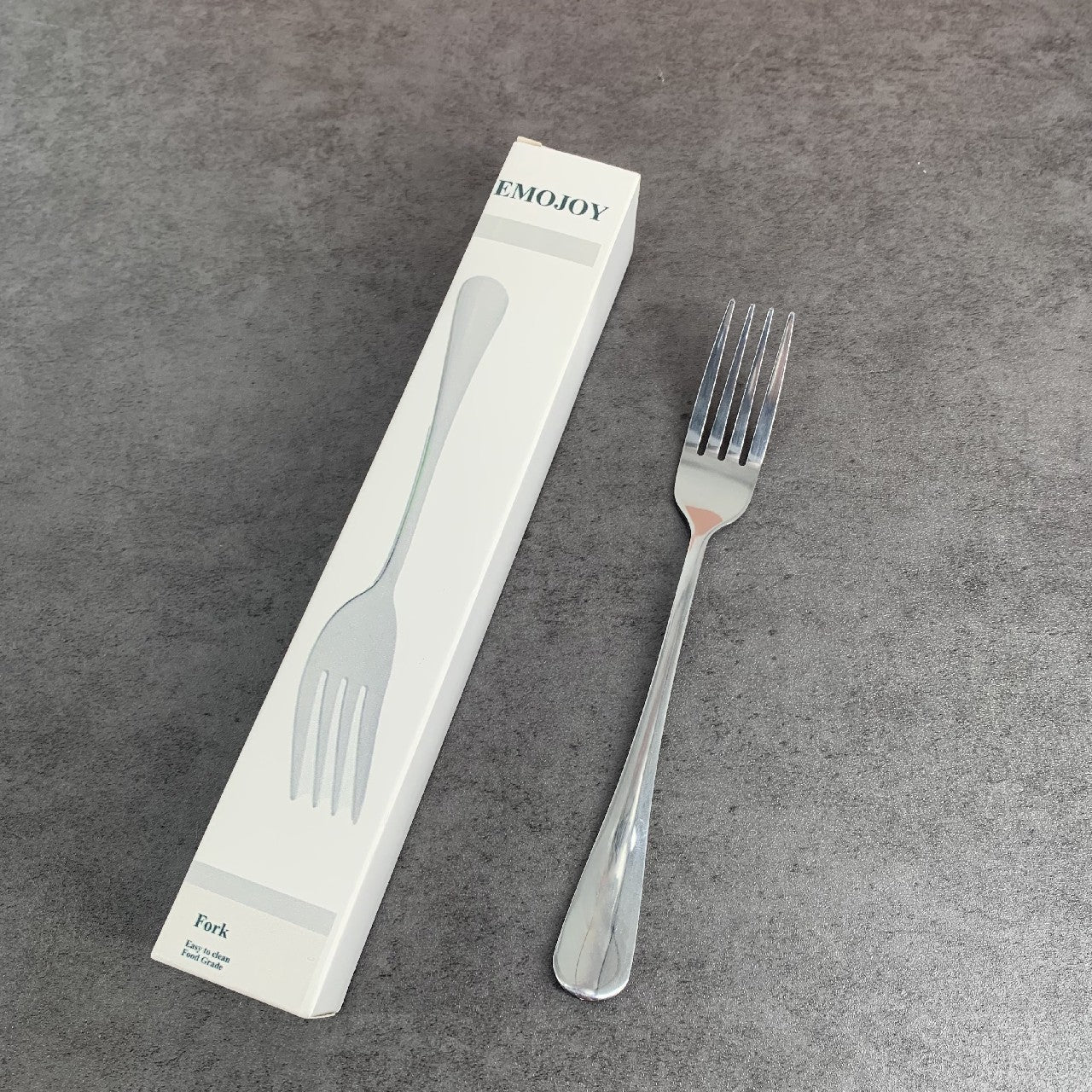 EMOJOY Food-Grade Stainless Steel Cutlery Forks, Mirror Polished 6.7"