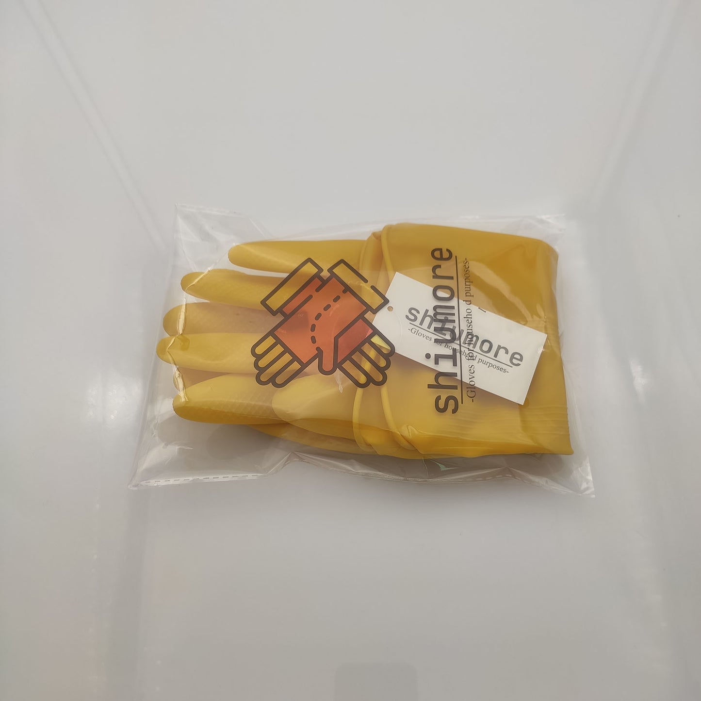 shiumore Rubber Household Gloves in Yellow