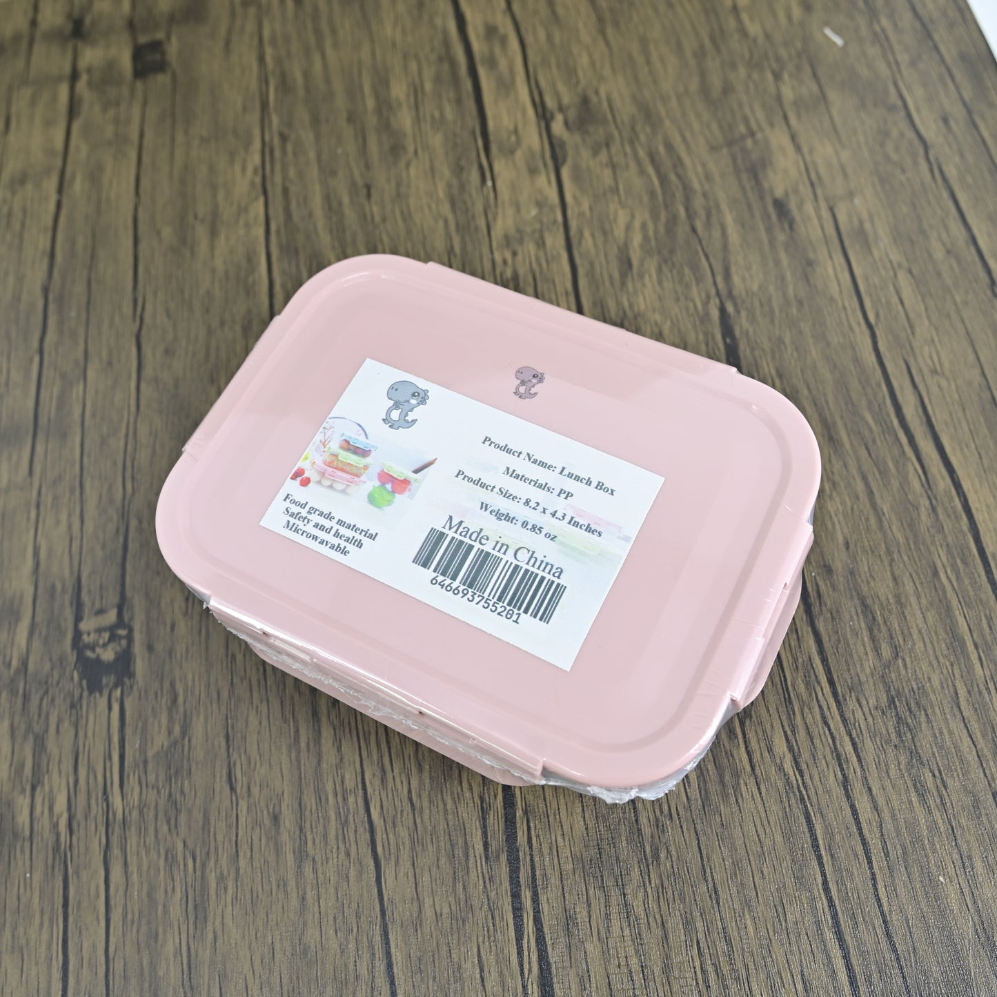 Plastic Lunch Box Bento Box Fresh-Keeping Bowl with Lid Seal Leak Proof Food Storage Box