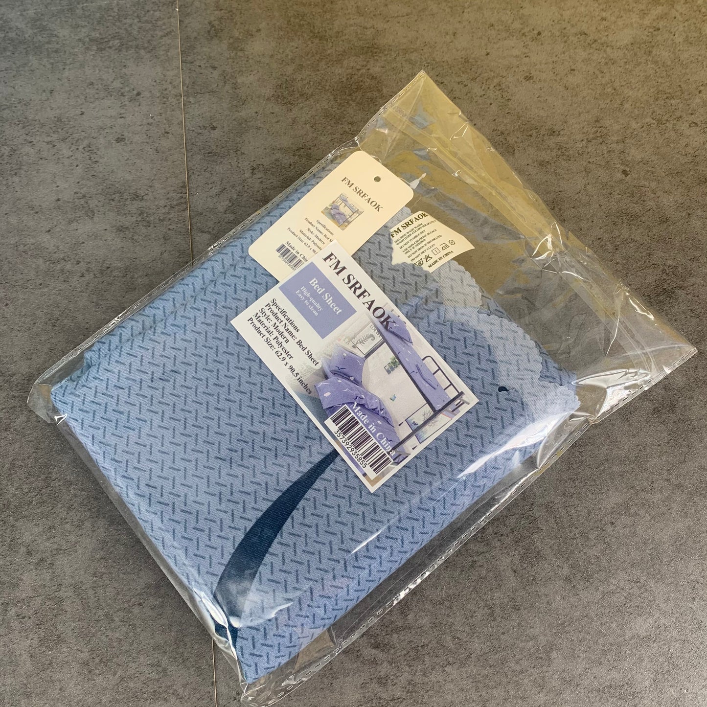 FM SRFAOK Duvet Cover Pillowcase Bed Sheet Simple Bedding Sets Single Twin Double Beds