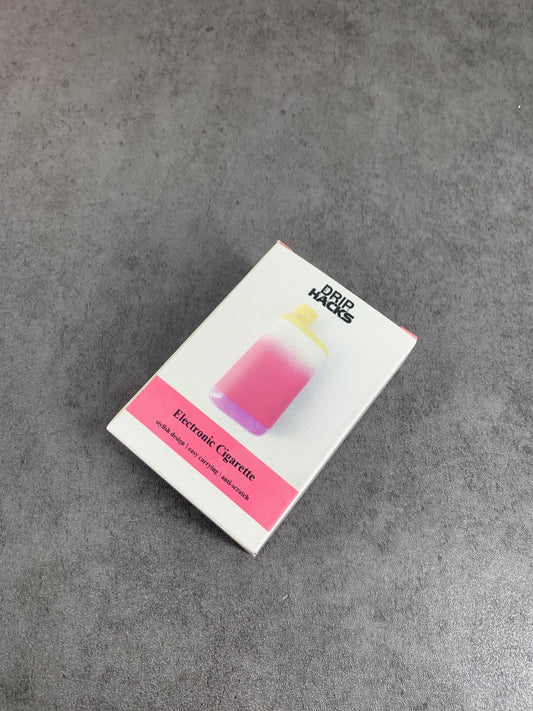 DRIP HACKS Light Nicotine Fruit Flavor Content E-cigarettes in Red