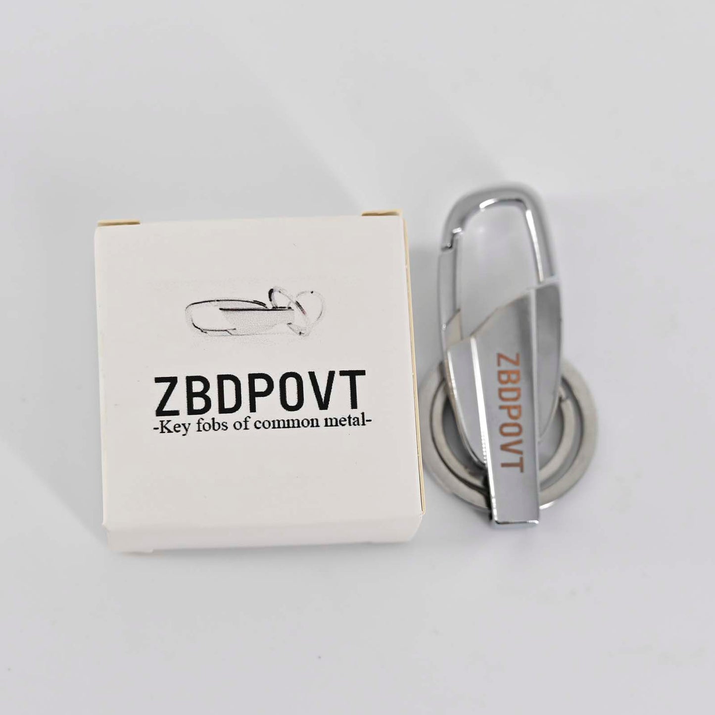 ZBDPOVT Common Metal Key Fobs