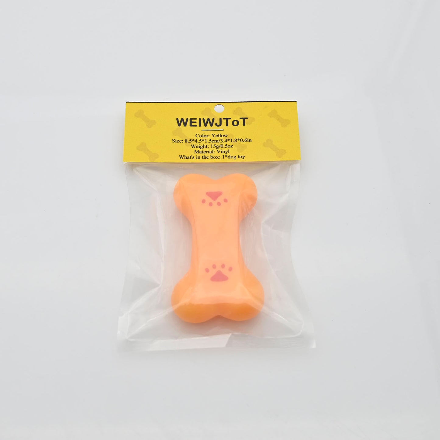 WEIWJToT Chew Toys for Dogs in Yellow