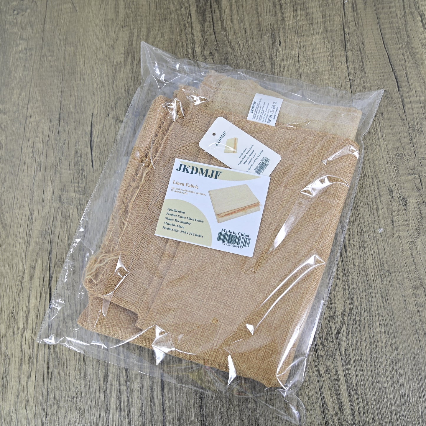 JKDMJF Plain Thickened Cotton And Linen Cloth