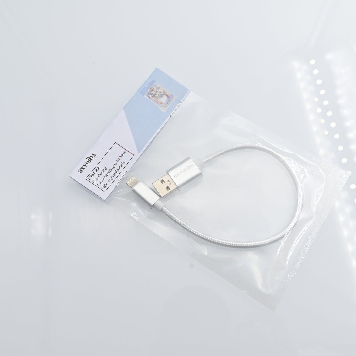 axvoibx Fast Charge USB Data Cable USB Charging Cable for IPad iPhone iPod