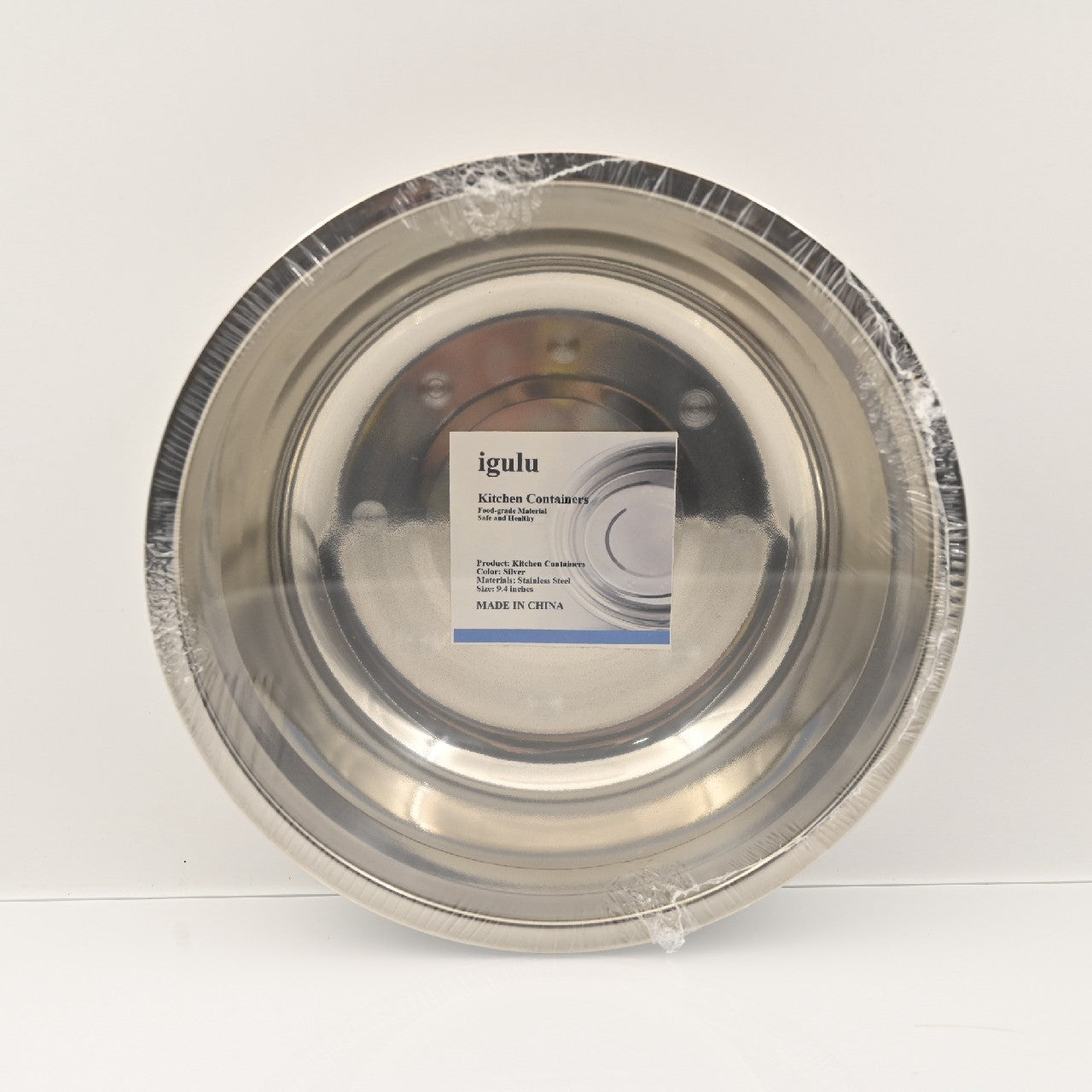 igulu 1 PC Kitchen Container Stainless Steel Bowl Durable and Corrosion-Resistant Silver