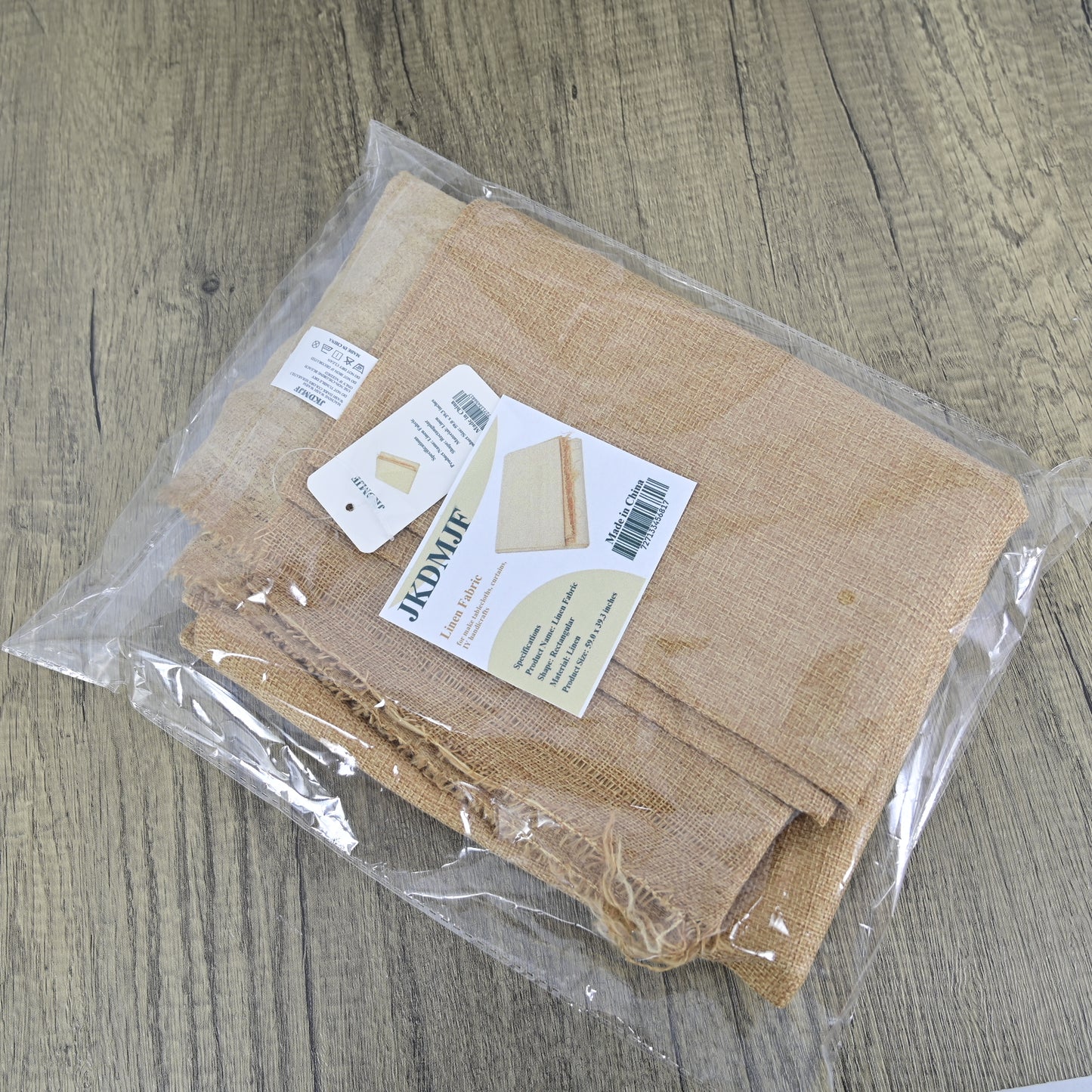 JKDMJF Plain Thickened Cotton And Linen Cloth