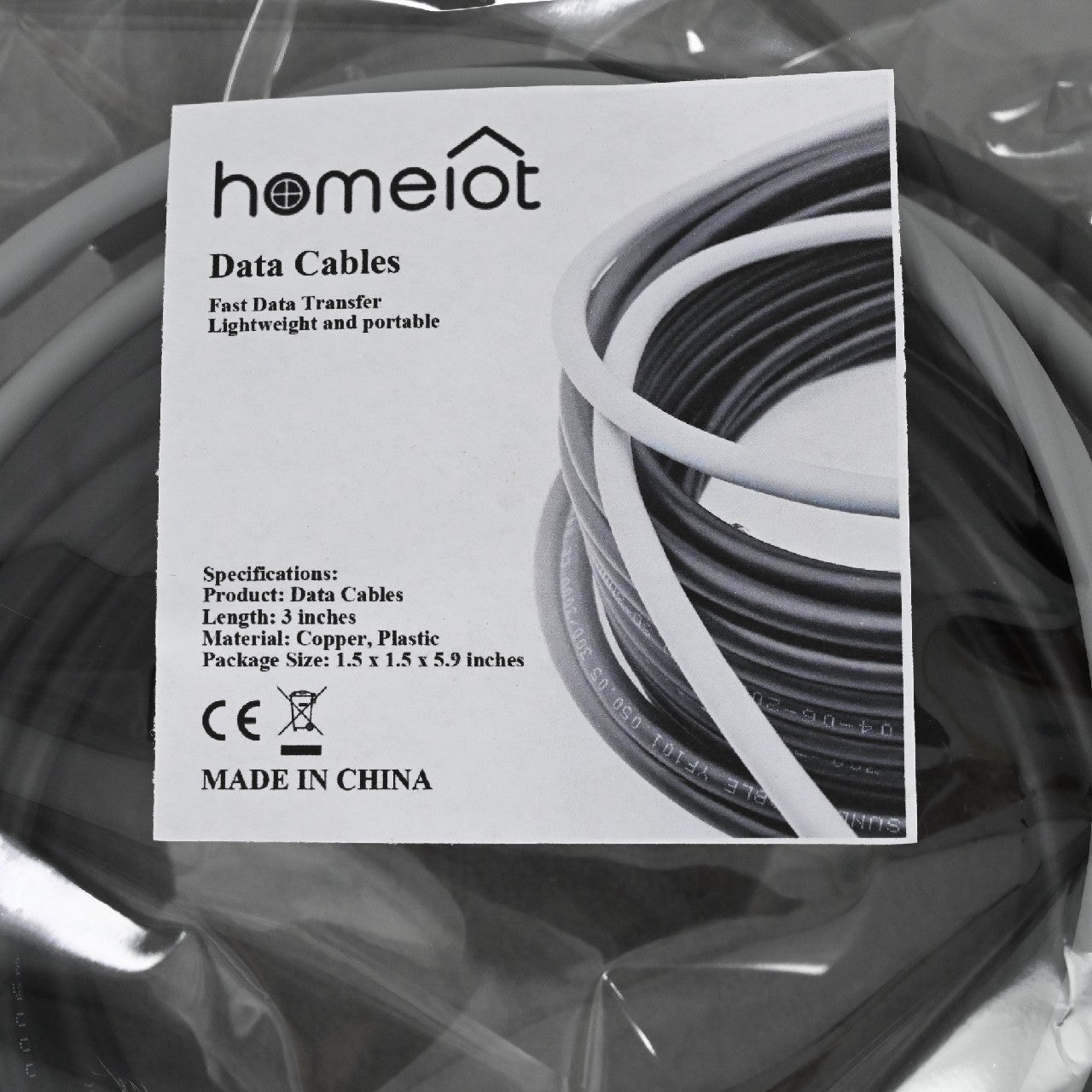homeiot High Data Transmission Data Cable Universal Data Cable Wear Resistance