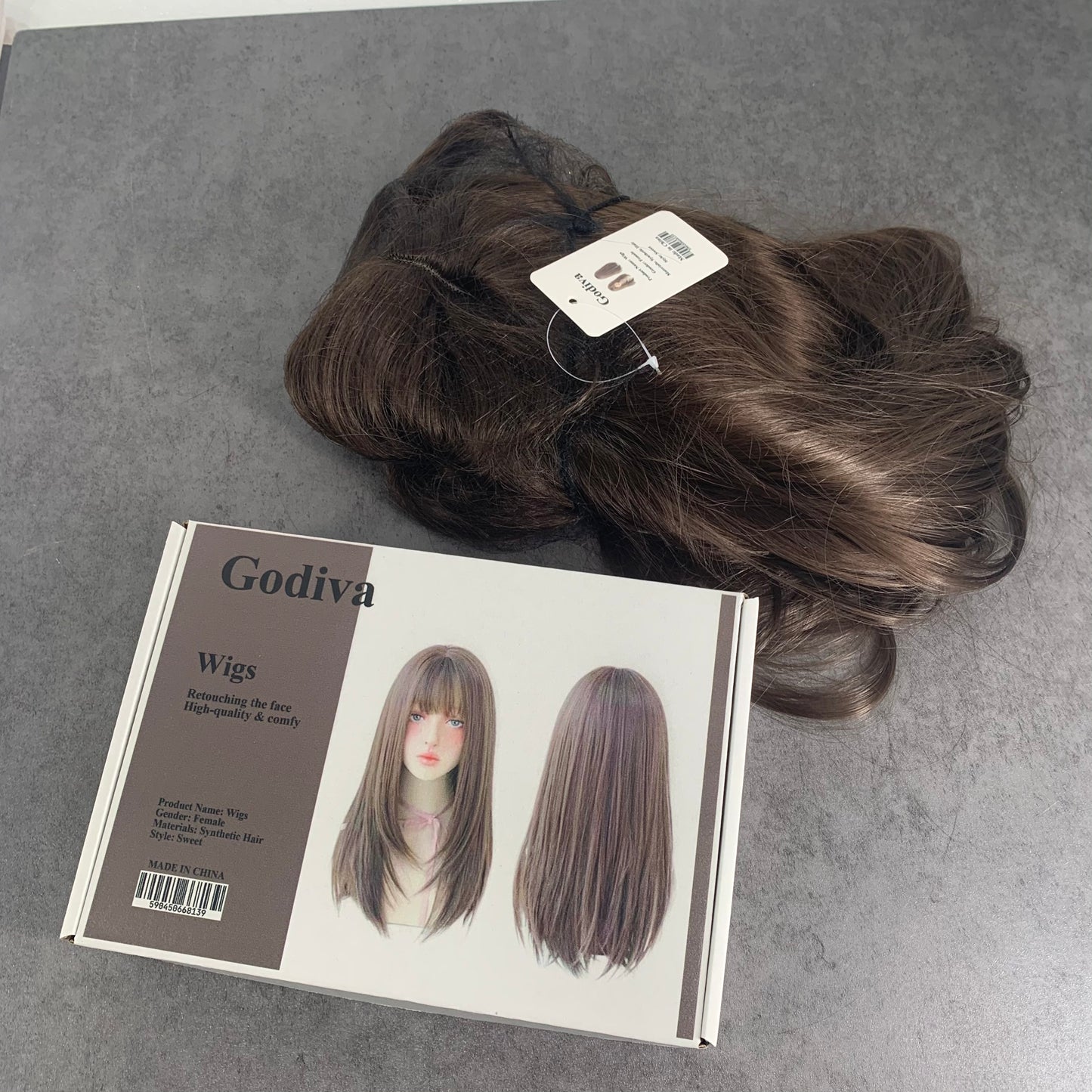 Godiva Wigs with Bangs for Women Party and Cosplay Wig