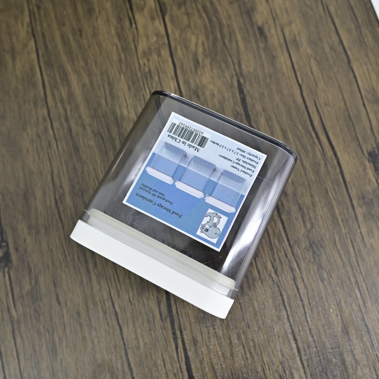 Little Dinosaur Image Transparent Plastic Dry Food Storage Box