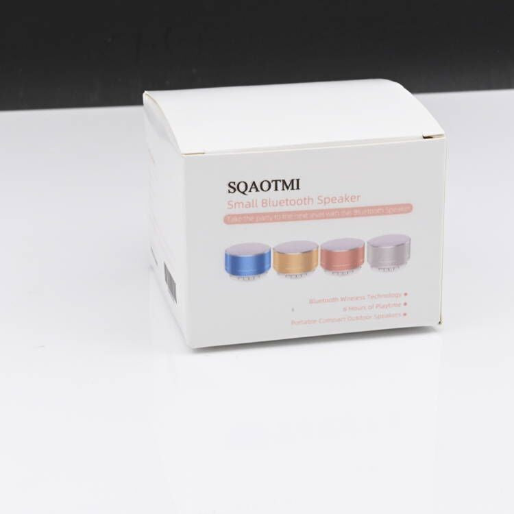 SQAOTMI Audio Speaker Bluetooth Wireless Car Audio USB Charging Speakers Metal Subwoofer