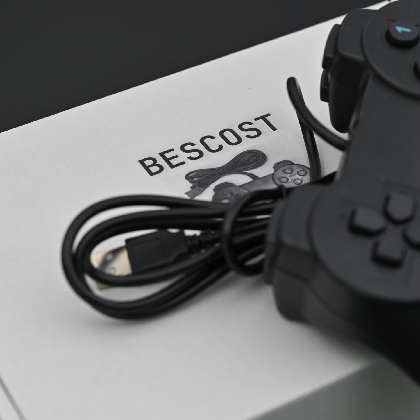 BESCOST Wired Game Controller Compatible with PC, PS3 for Game Consoles