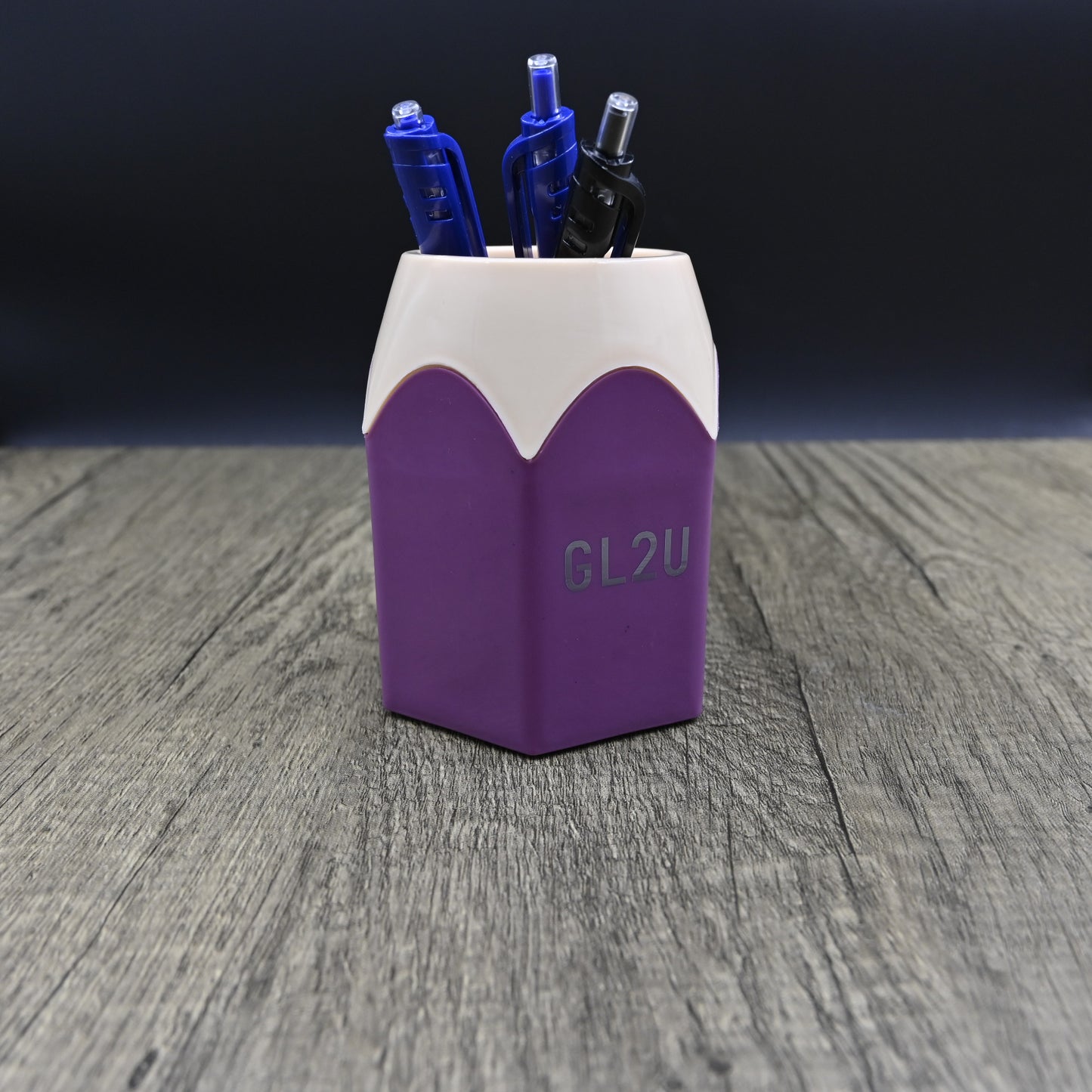 GL2U Pen Holder for Desk in Purple