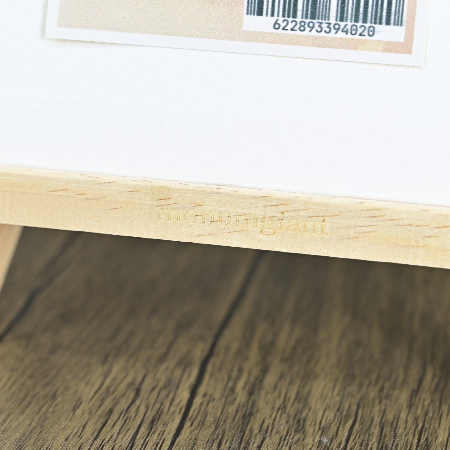 monumgiant Drawing Board White Blank Square Artist Canvas Wooden Board Frame