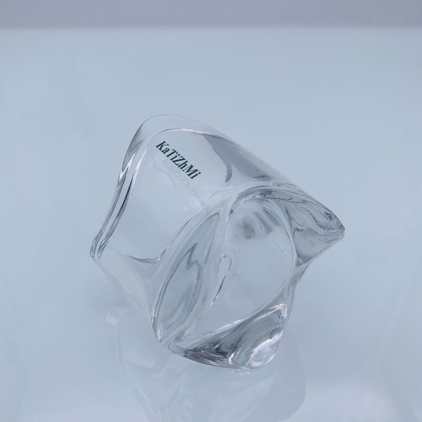 KaTiZhMi Glass Candlesticks Holder Fine Transparent Crystal Glass Candlestick Dining Home Decoration