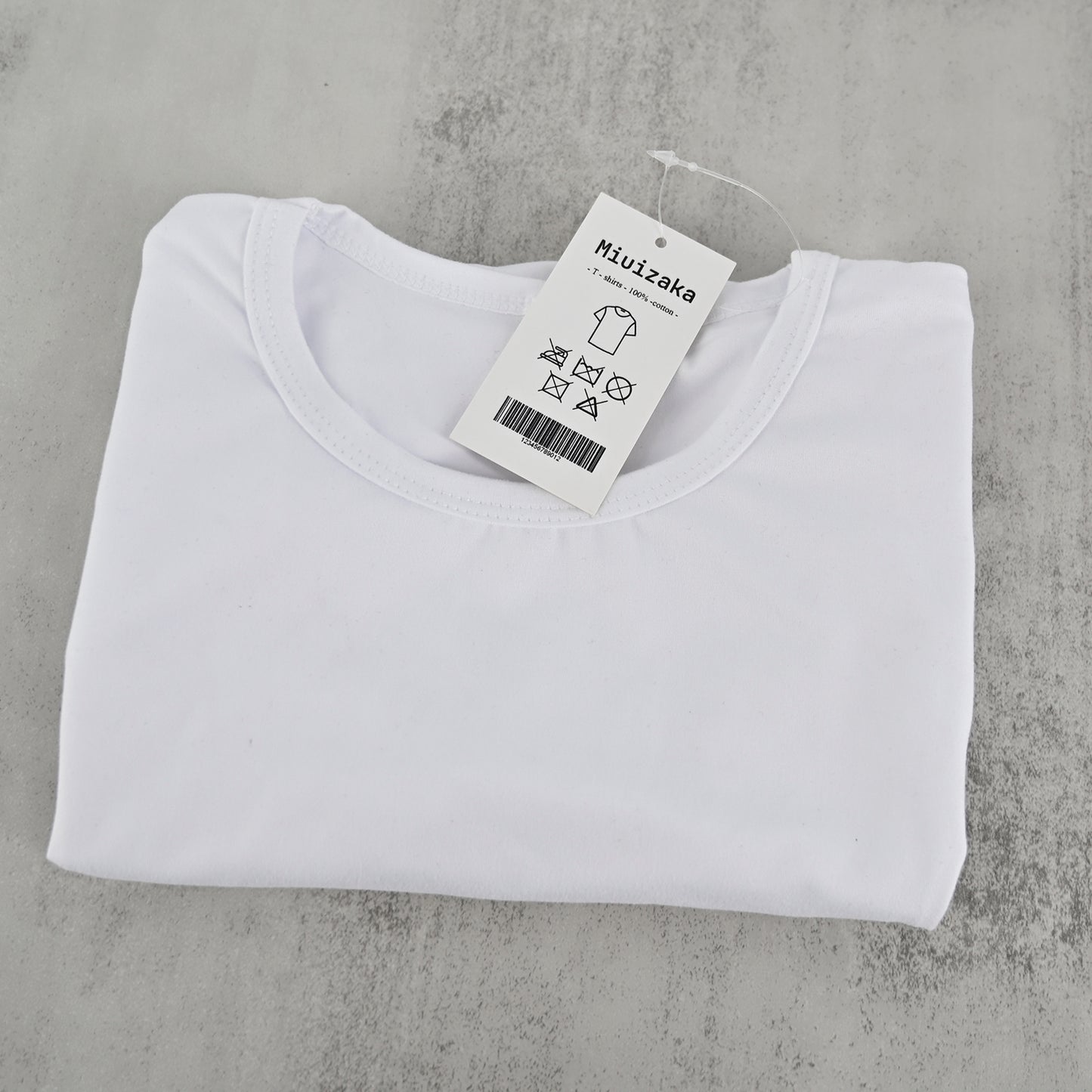 Miuizaka Round Neck T-shirt Suitable for Summer