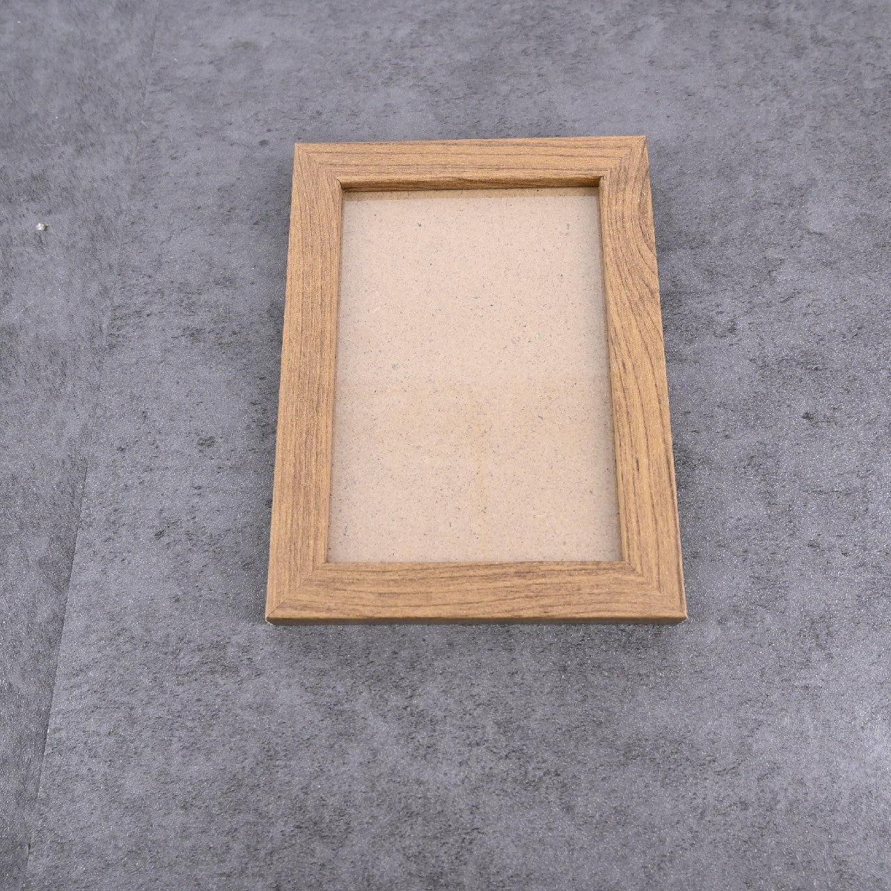 HESHANGWL 5 Inches MDF Photo Frame Picture Frame  In Wood Color for Room Ornament