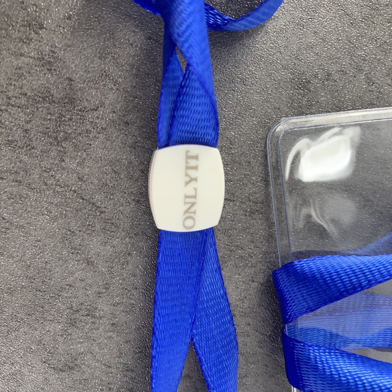 ONLYIT Waterproof Clear Name ID Badge Holders with Lanyard