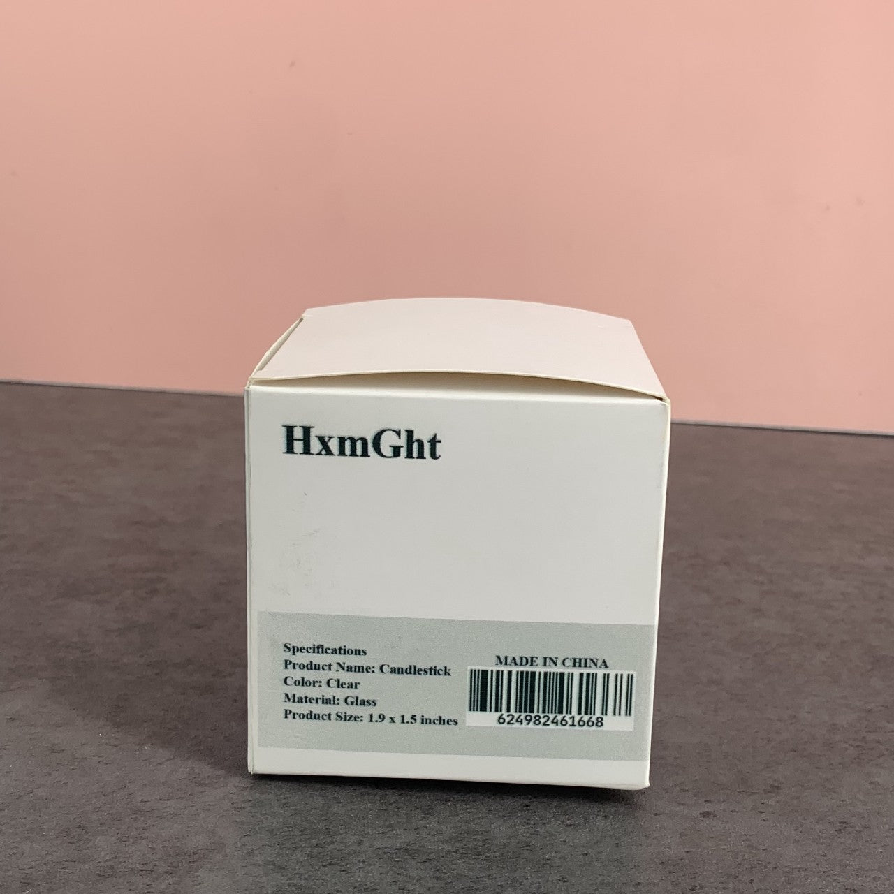 HxmGht Glass Candle Holder Fine Transparent Crystal Glass Candlestick Dining Home Decoration