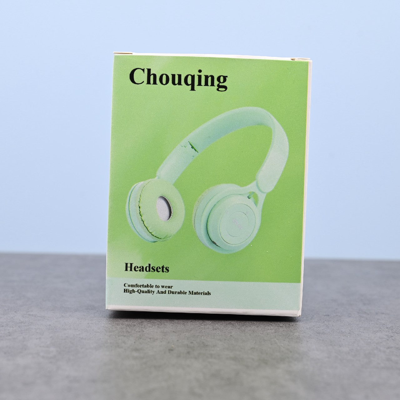 Chouqing Blue Wireless Bluetooth Headphone Head-Mounted Headset for Sports Game