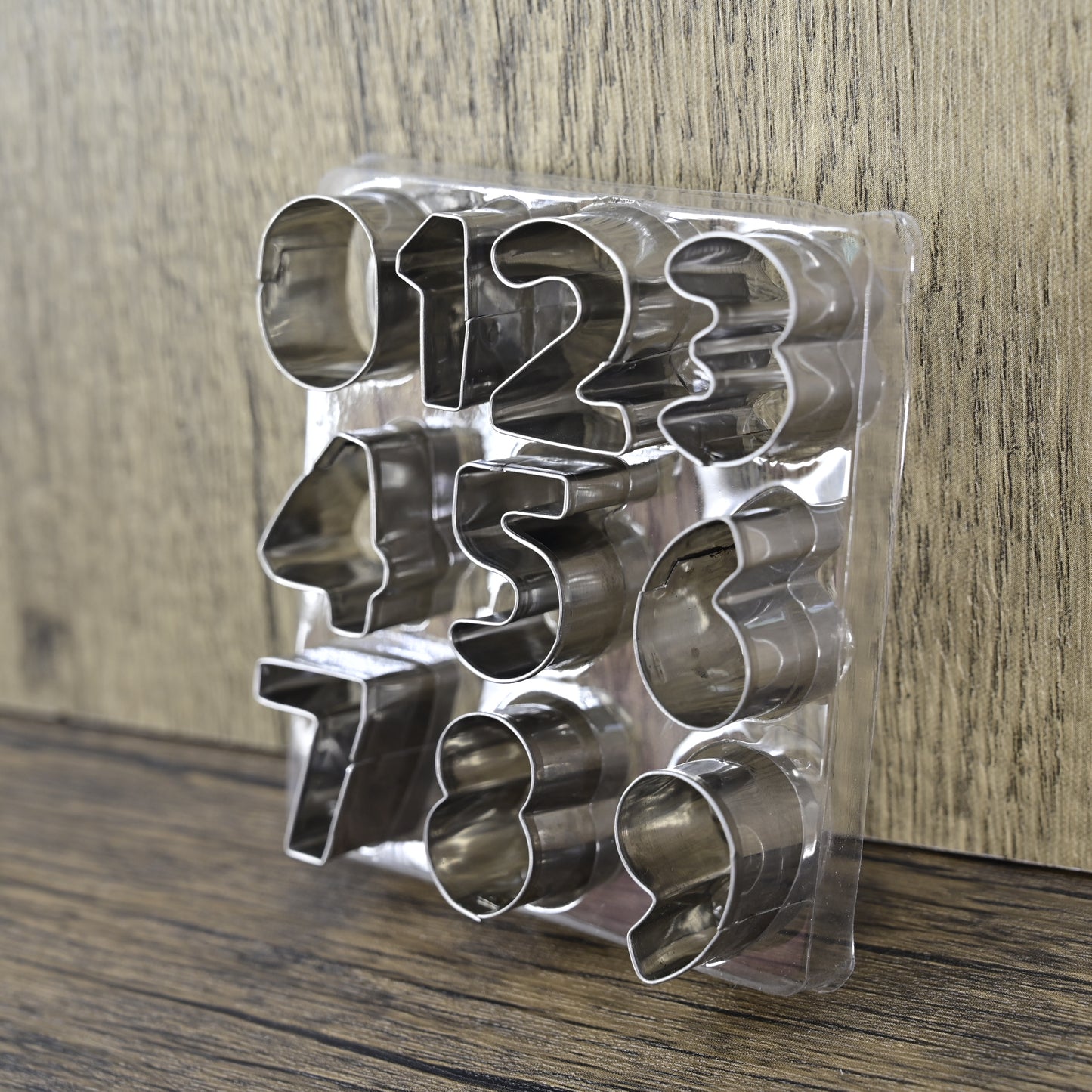 PLMZDE Stainless Steel Digital Cookie Mould Cookie Mould DIY Baking Tool