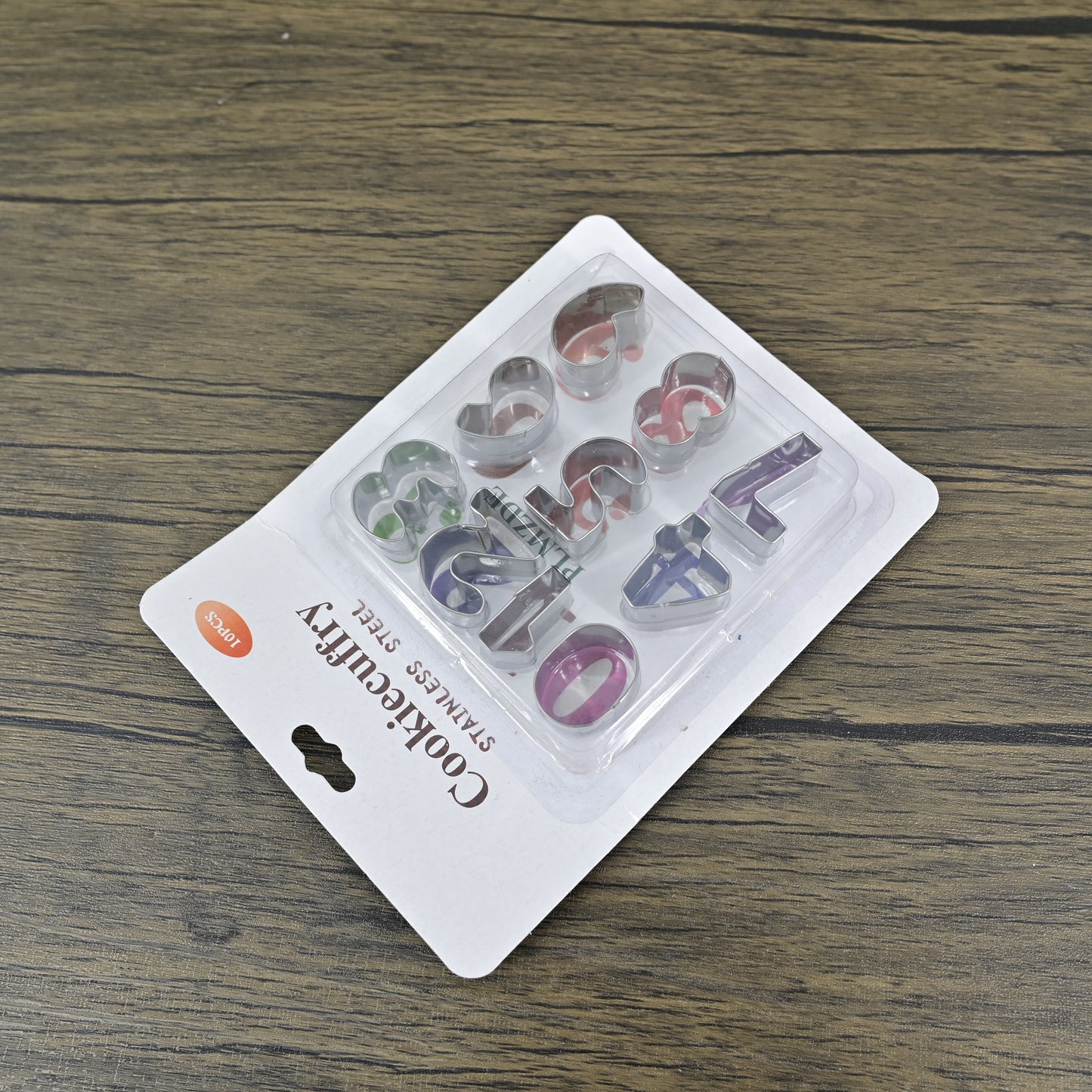 PLMZDE Stainless Steel Digital Cookie Mould Cookie Mould DIY Baking Tool