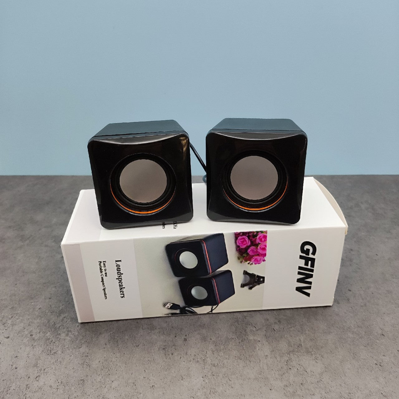 Gfinv Loudspeakers Portable Mini USB 2.0 Stereo Speaker