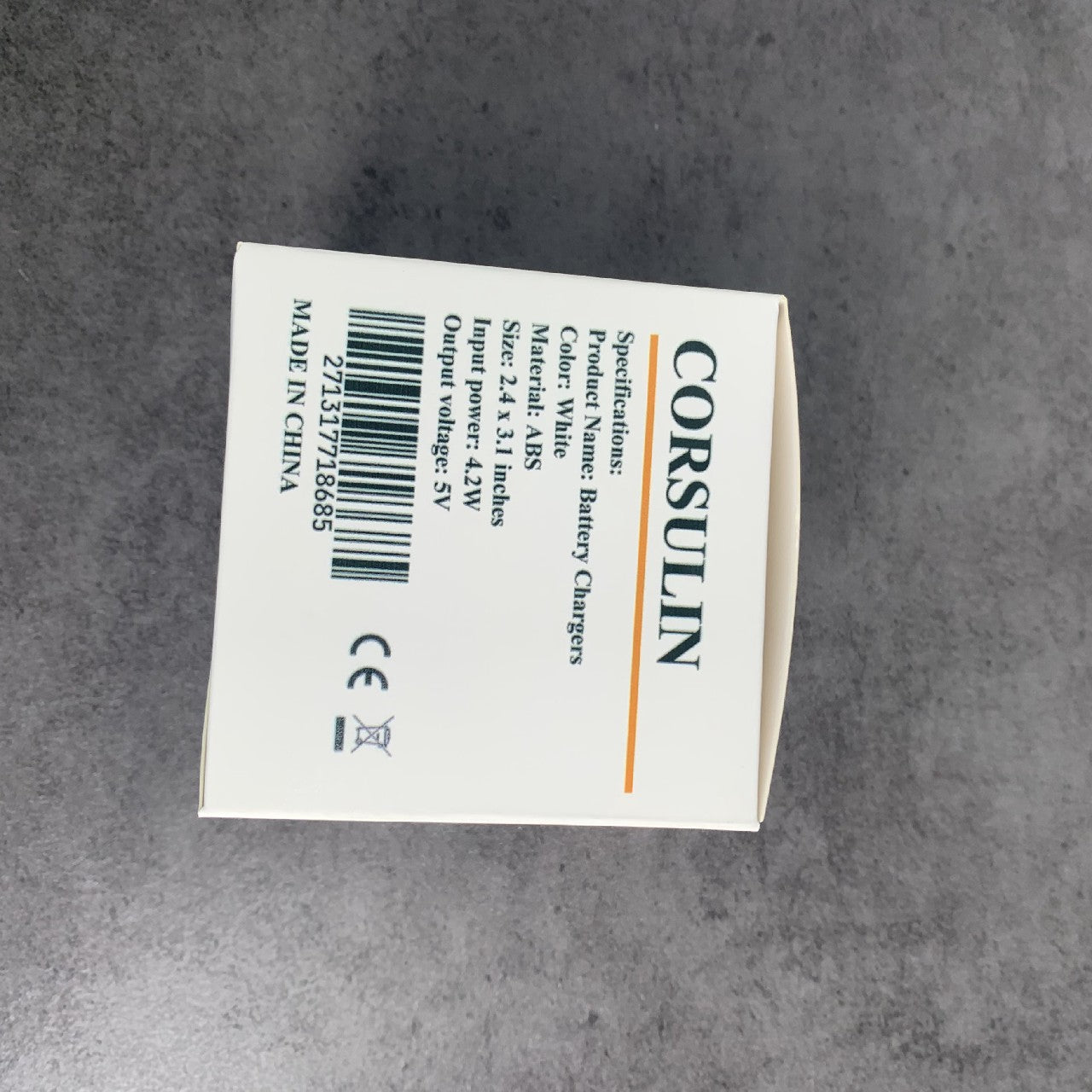 CORSULIN 3 Charging Slots Battery Chargers USB High-Speed Charging for Rechargeable Batteries