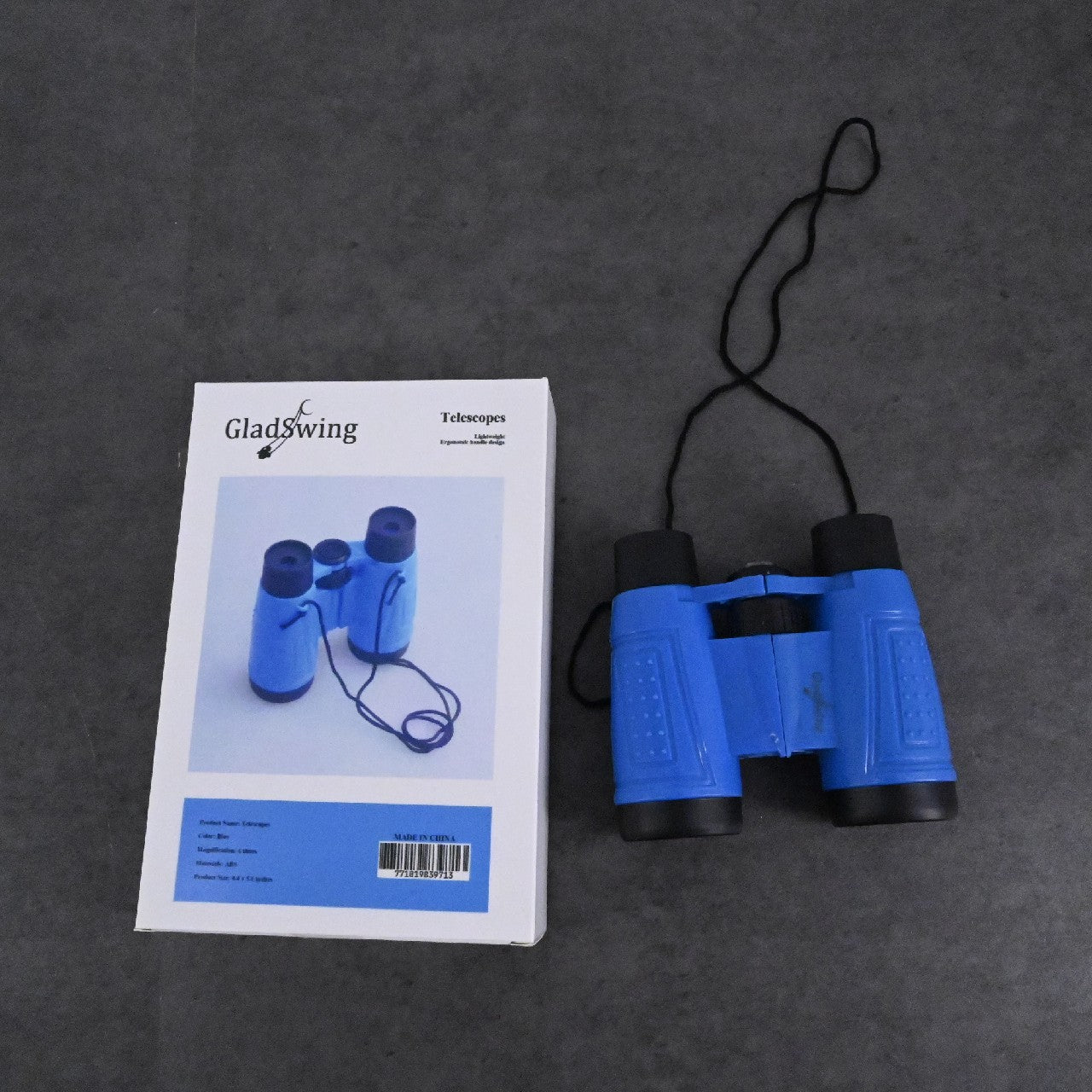 GLADSWING Blue Telescopes High Power High-definition Binoculars For Children Adults