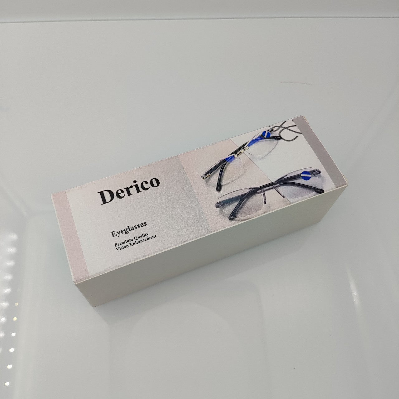 Derico Eyeglass Reading Glasses Lightweight Rectangle Eyeglasses for Women & Men