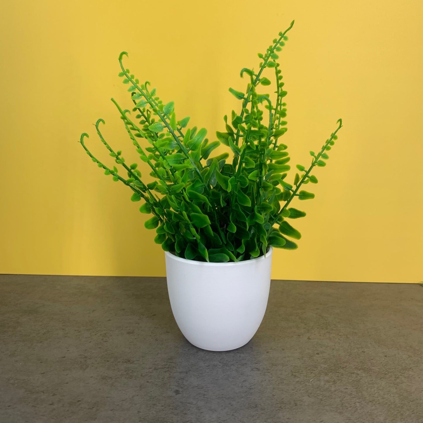 MEILIY 1 Pack Mini Potted Fake Plants, Indoor Potted Artificial Plants For Office Desk Bedroom Home Decoration