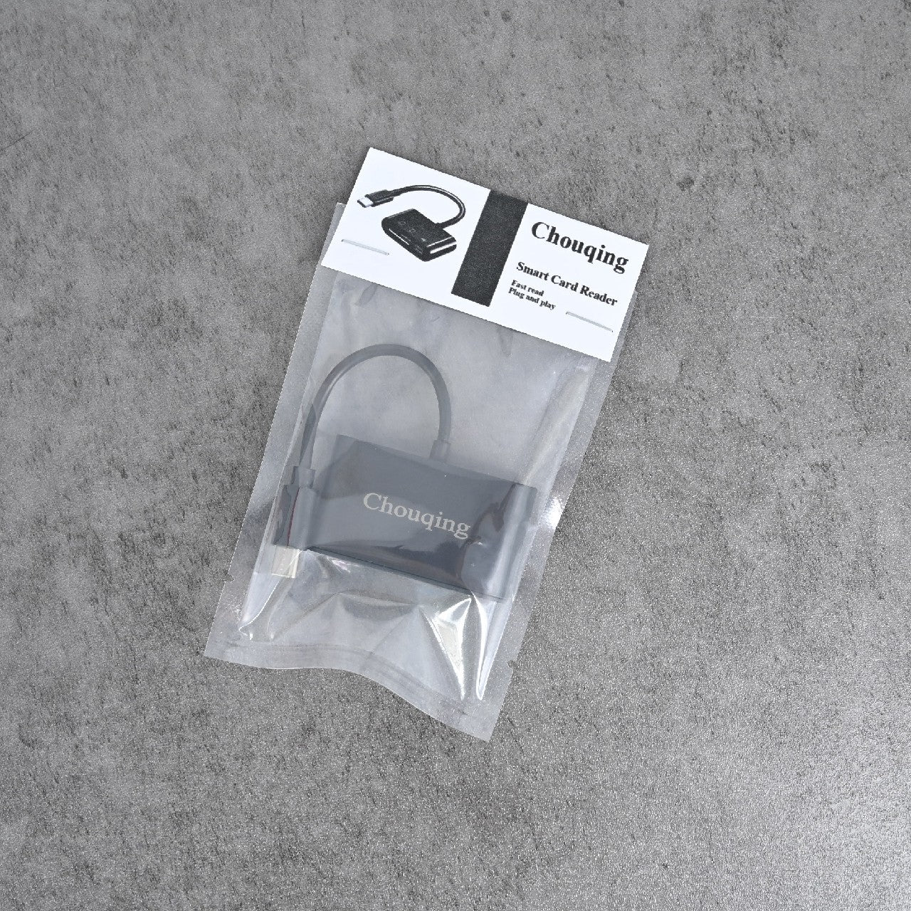 Chouqing Black Memory Card Reader Smart Card Reader Micro SD Card Adapter
