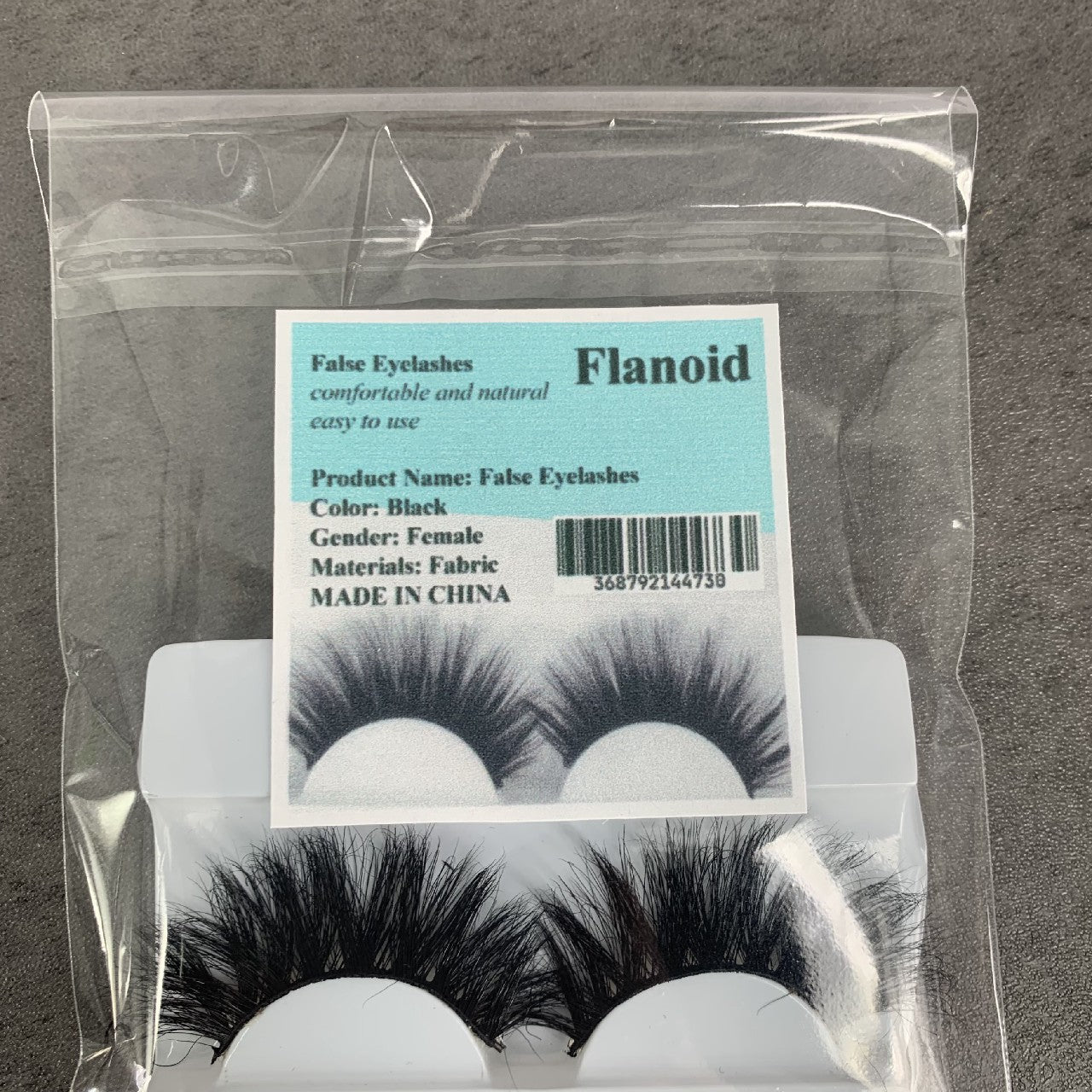 Flanoid Natural Thick Cross Type False Eyelashes Curl False Eyelashes