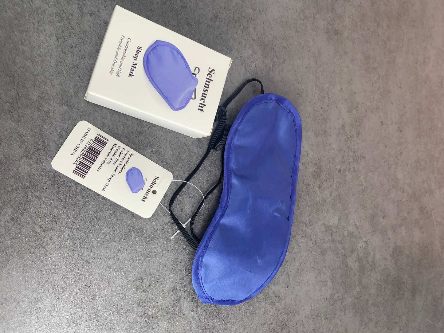 Sehnsucht Sleeping Eye Mask Blackout Soft Comfort Eye Mask For Men Women Blue