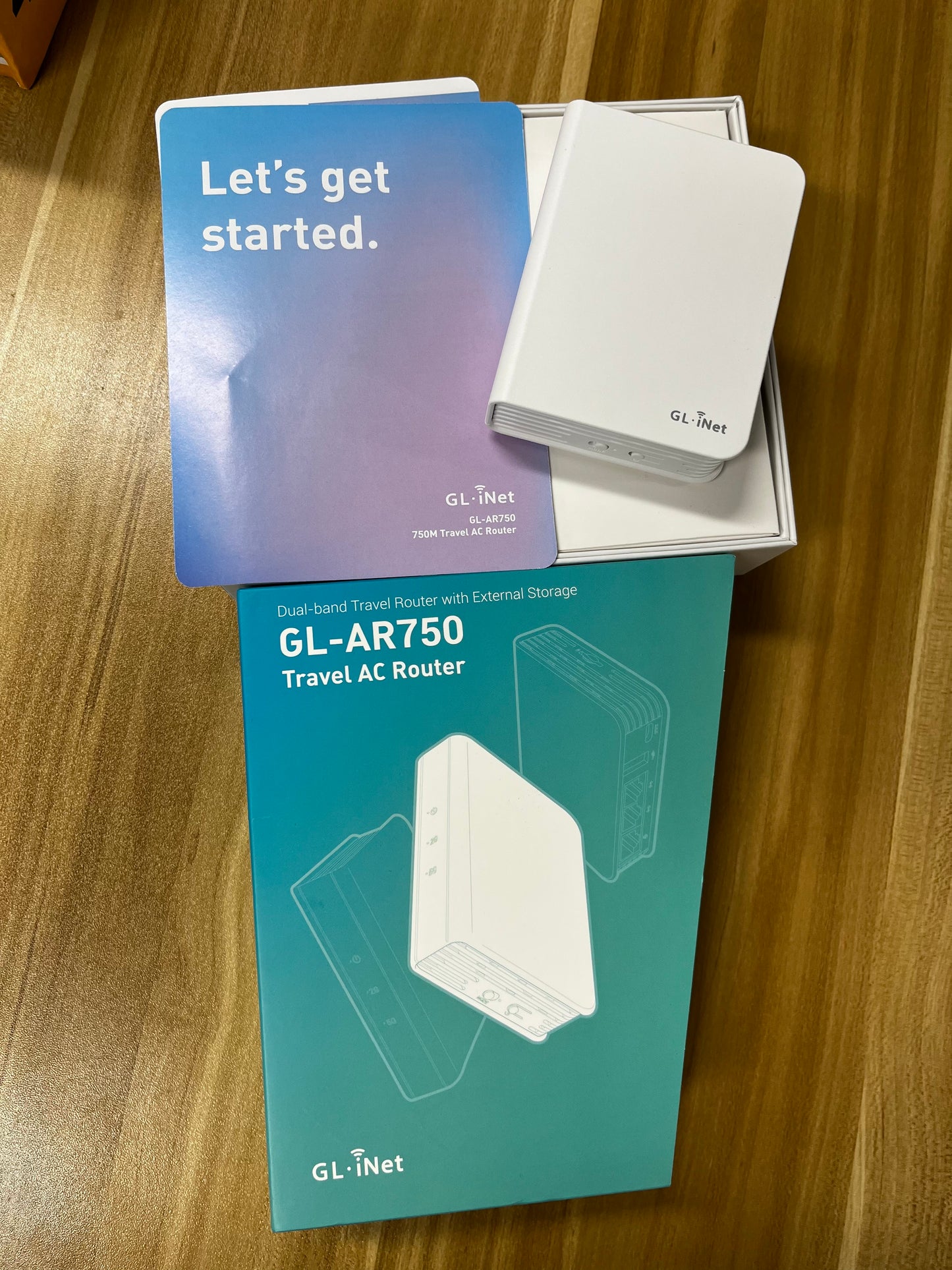 GL · INET Gigabit Travel AC VPN Router in White