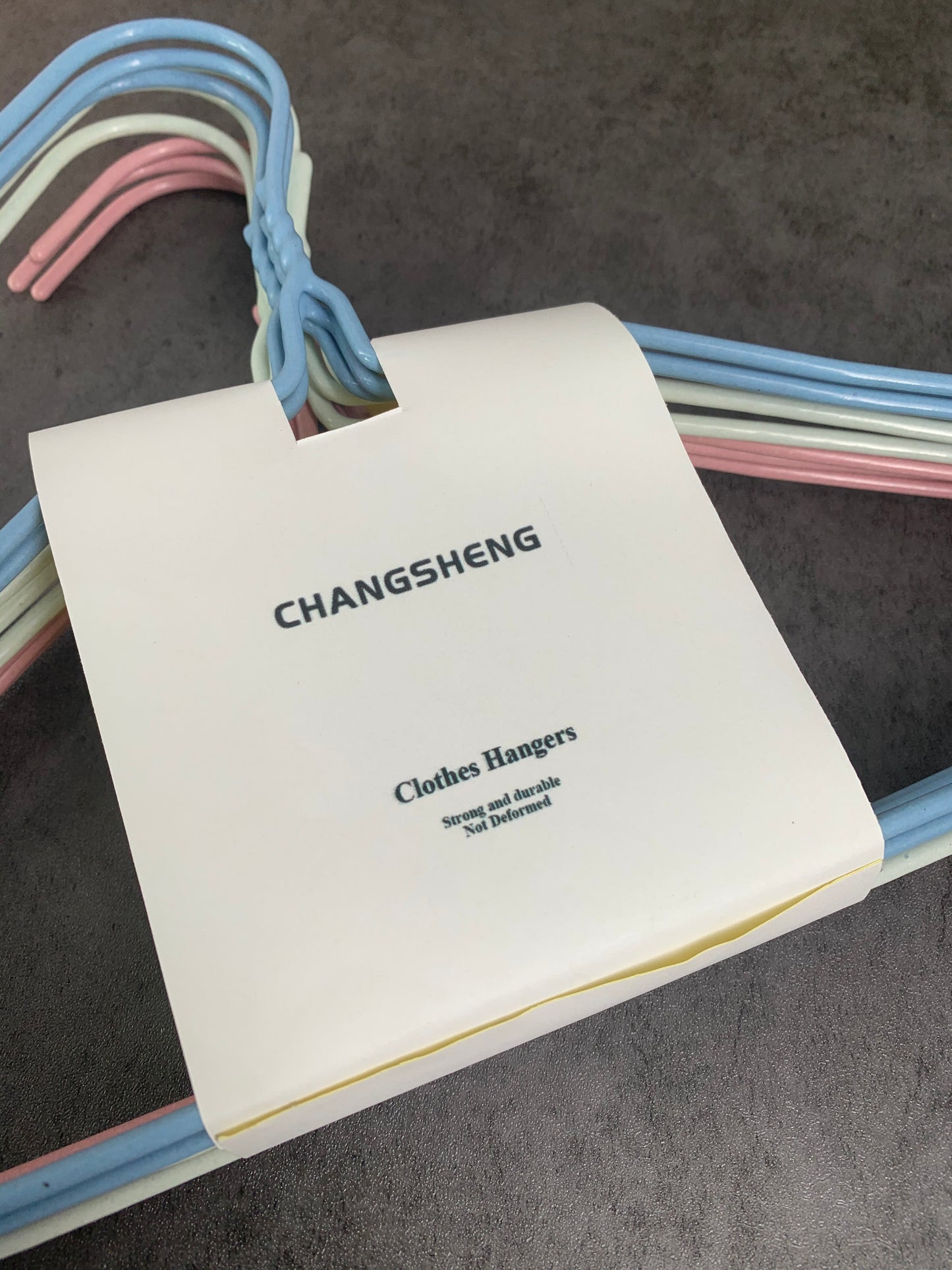 CHANGSHENG Heavy Duty Clothes Hangers Coat Hangers Non-Slip Iron Hanger for Adult