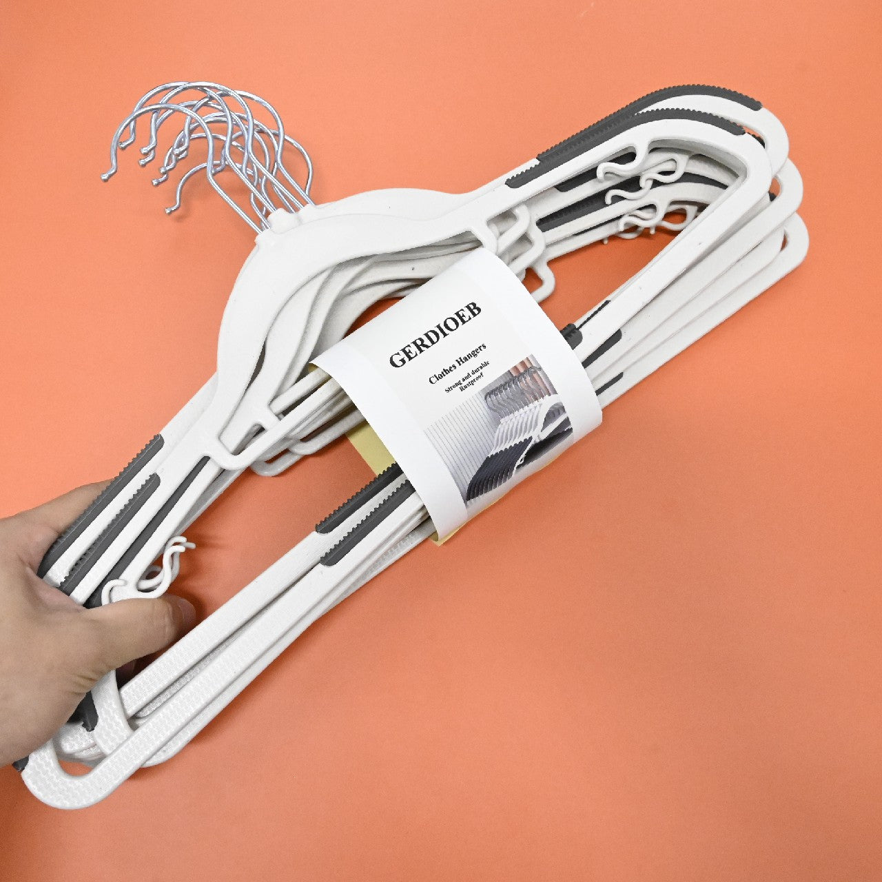 GERDIOEB Clothes Hanger Magic Hanger Seamless Non-Slip Adult Plastic Hanger