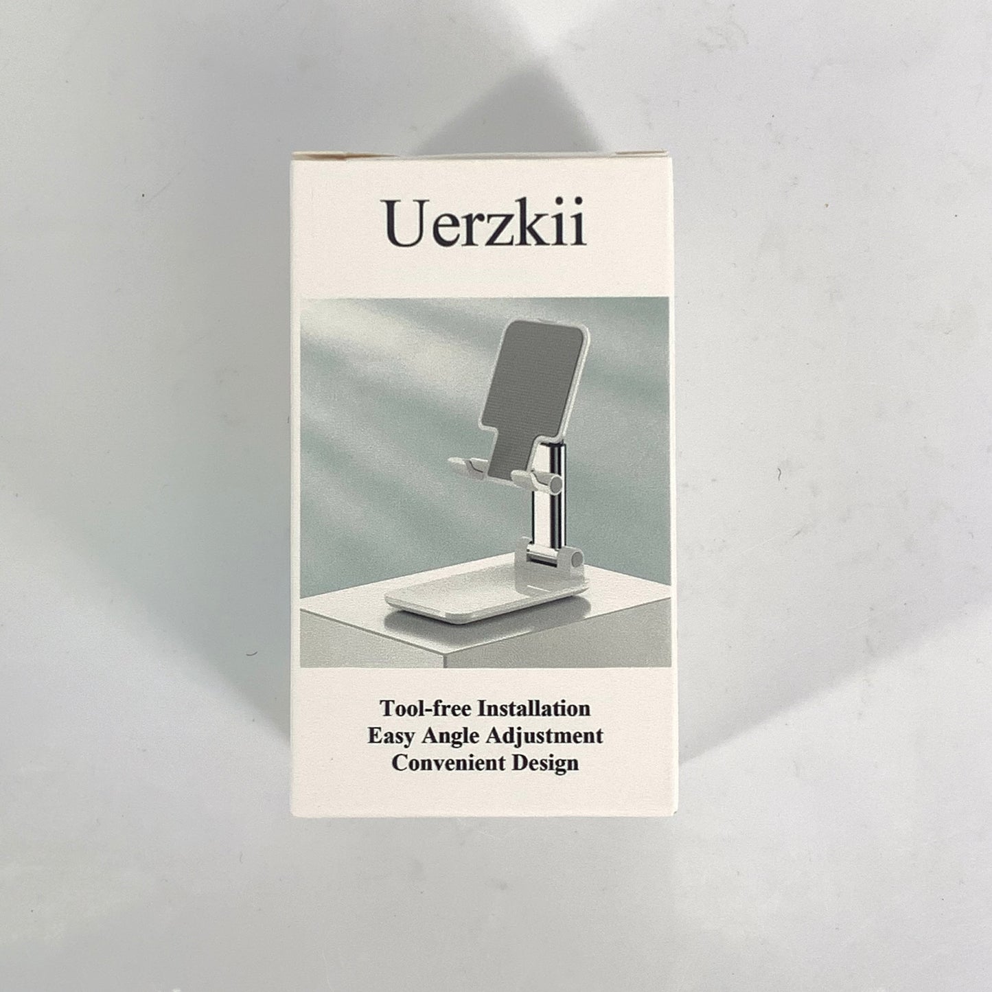 Uerzkii Smartphone Mounts Foldable Cell Phone Stand in Silver