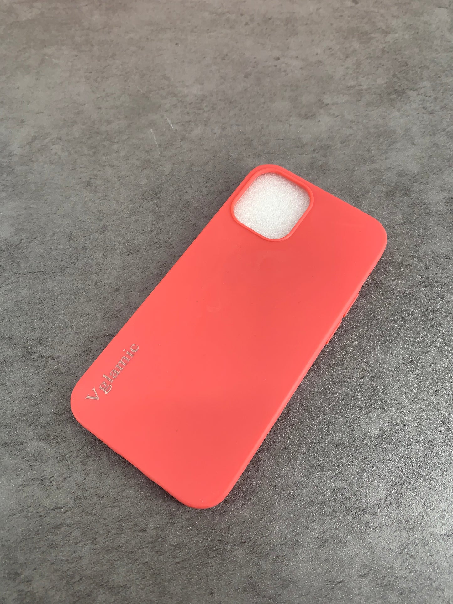 Vglamic Cell Phones Protective Cases Liquid Silicone Case for iPhone 12 mini in Red