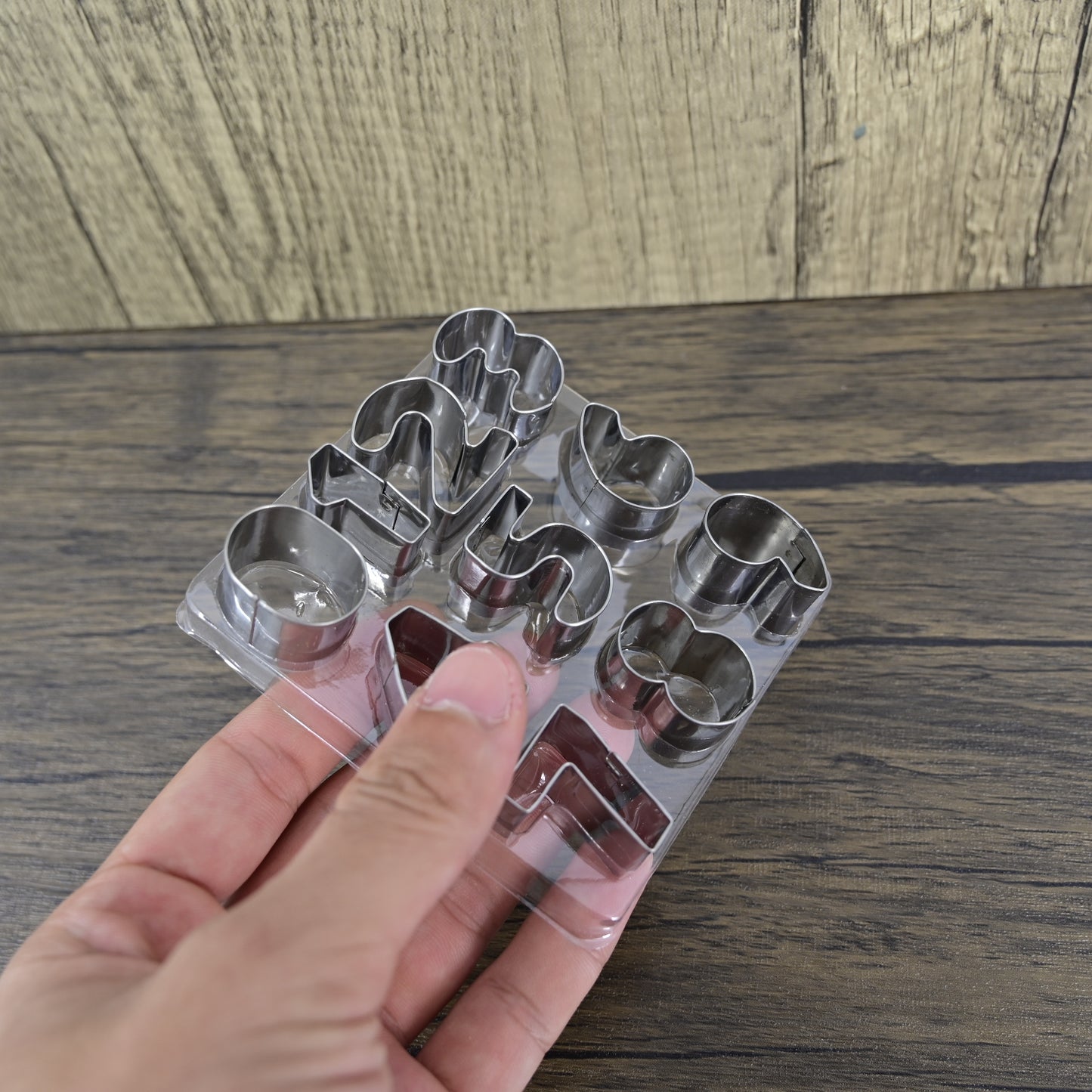 PLMZDE Stainless Steel Digital Cookie Mould Cookie Mould DIY Baking Tool