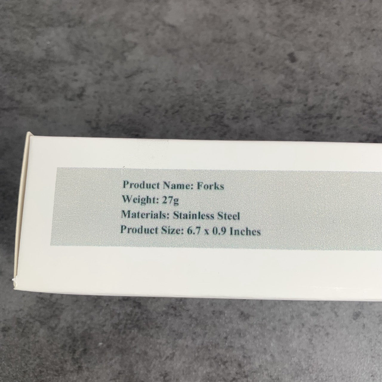 EMOJOY Food-Grade Stainless Steel Cutlery Forks, Mirror Polished 6.7"