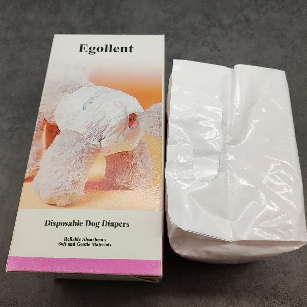 Egollent Disposable Dog Diapers Comfortable and Absorbent Diapers for Female Dog