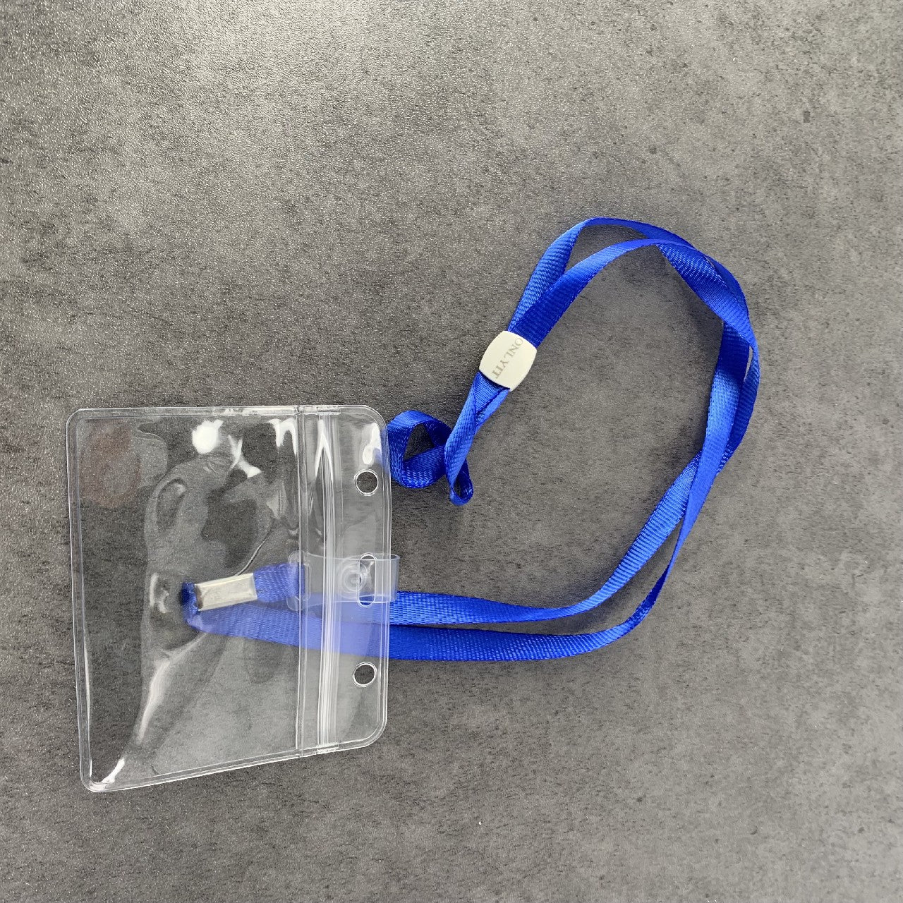 ONLYIT Waterproof Clear Name ID Badge Holders with Lanyard
