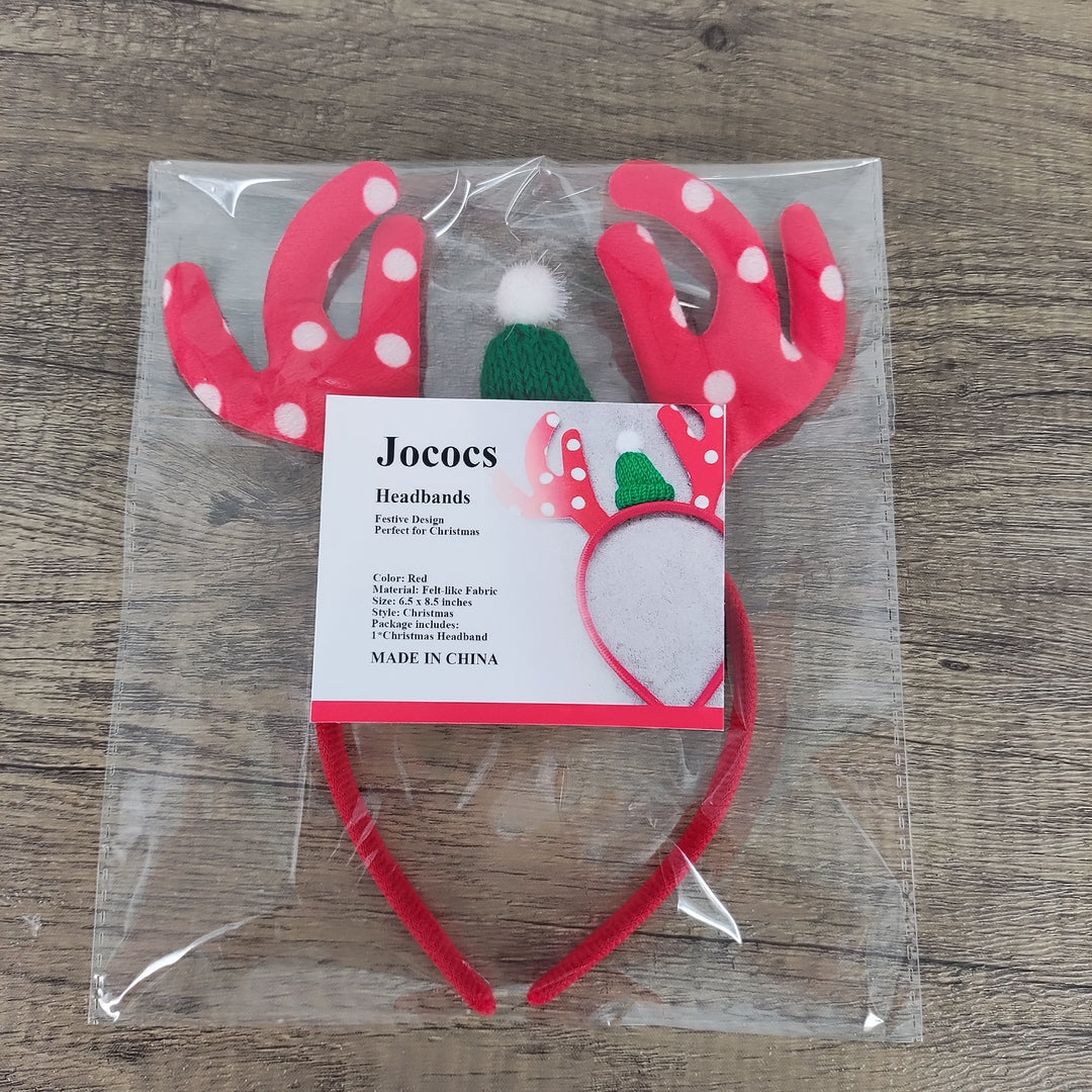 Jococs Hair Accessory Hair Decor in Red, Made from Felt-like Fabric, Size: 6.5 x 8.5 inches