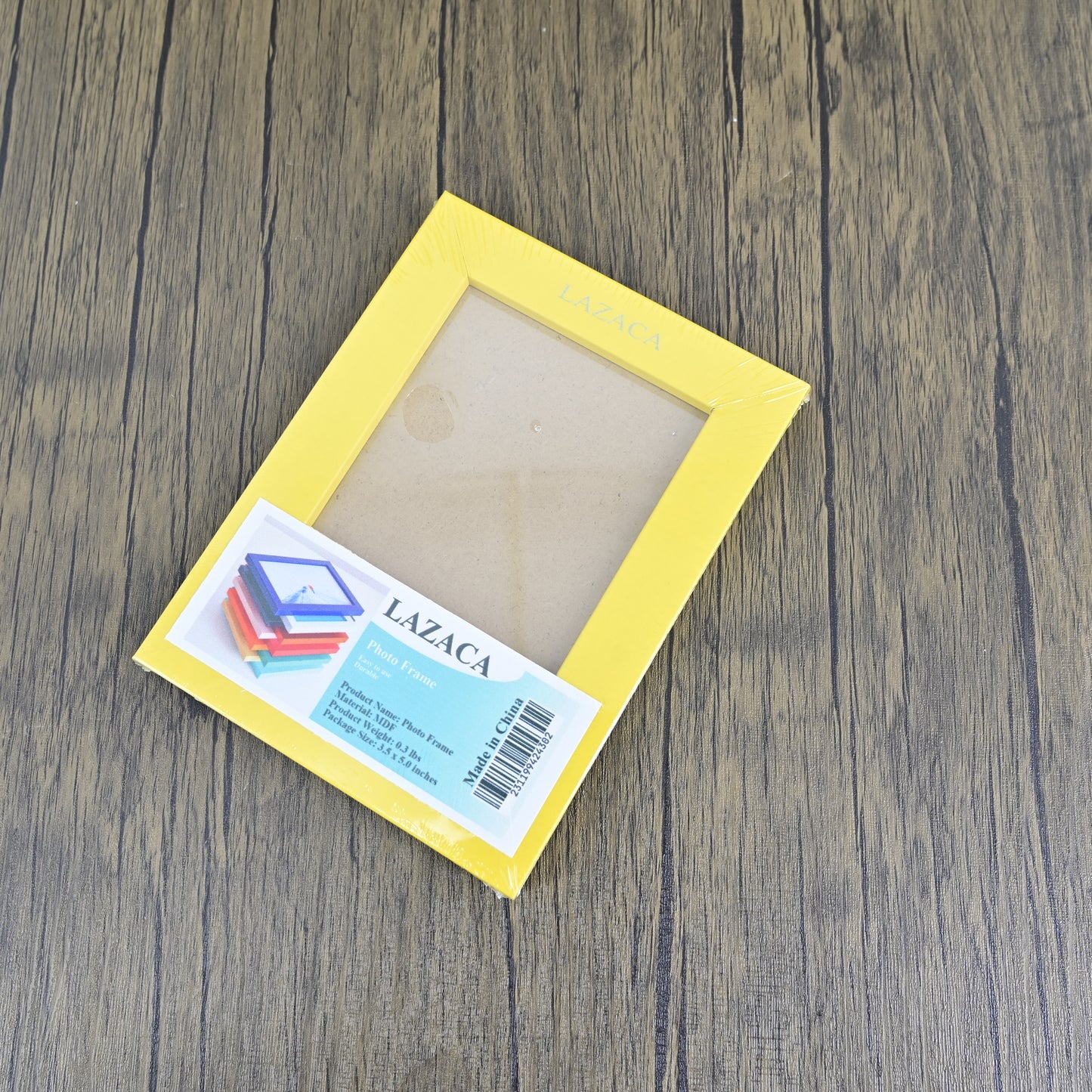 LAZACA Photo Frames Pictures Frames Desktop Decor Rectangle Frame in Yellow