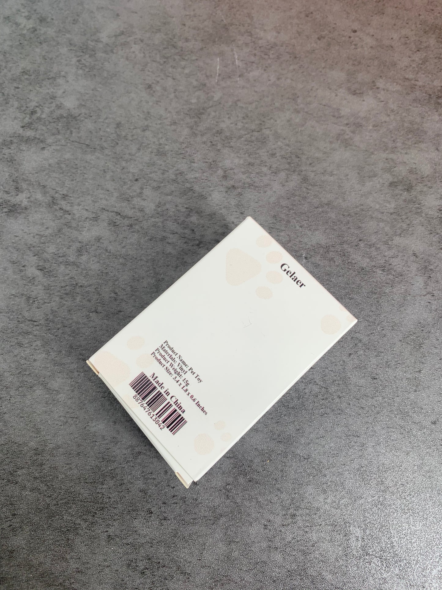 Gelaer Vinyl Dog Bone Toy Chew Toys for Dogs in Yellow